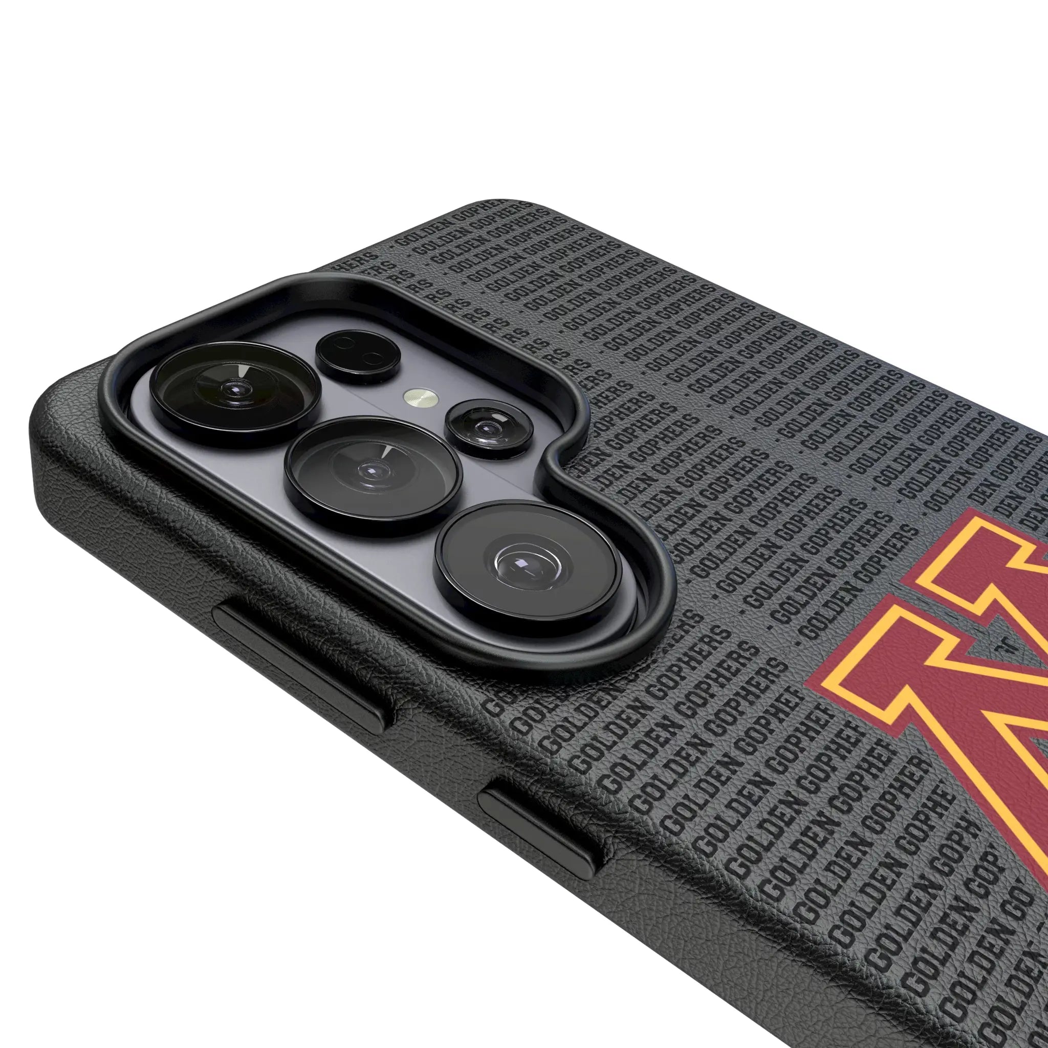 University of Minnesota Golden Gophers Text Backdrop Galaxy MagSafe Compatible Phone Case for Samsung Galaxy - Detail#Device_Galaxy S26 Ultra