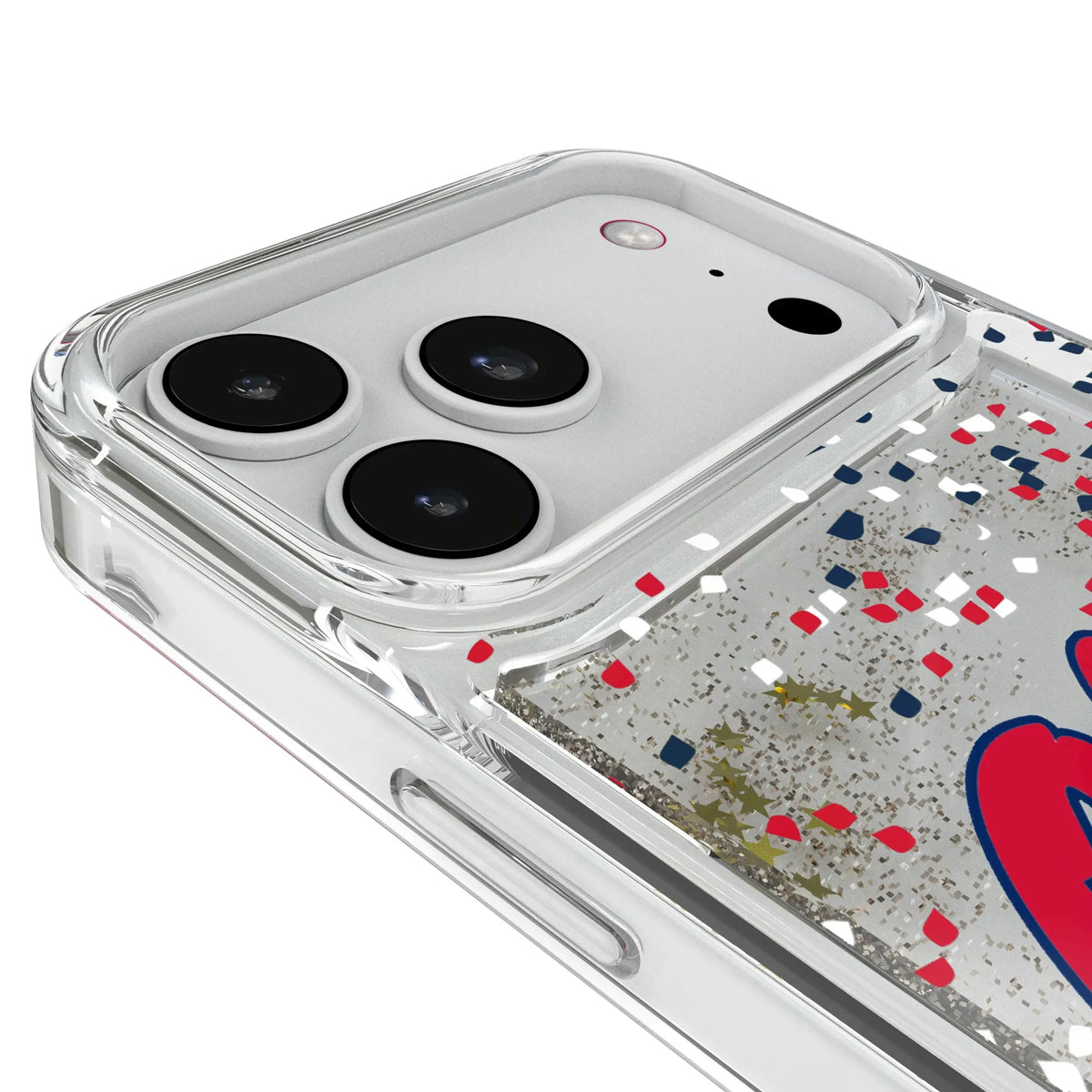 University of Mississippi Rebels Confetti iPhone Glitter Phone Case for Apple iPhone - Detail#Device_iPhone 18 Pro Max