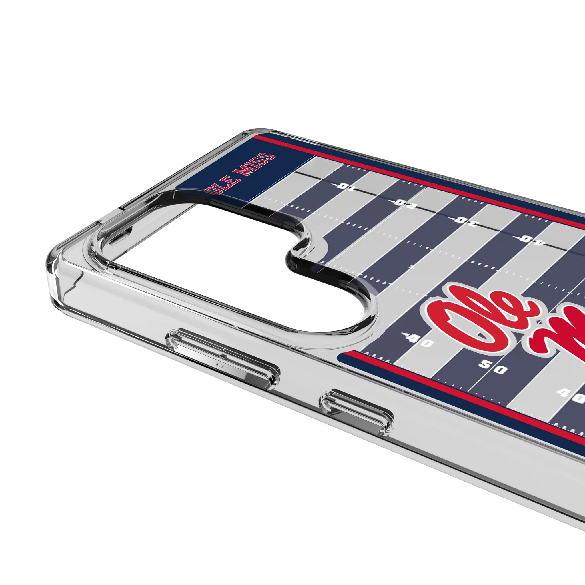 University of Mississippi Rebels Field Galaxy Clear Phone Case for Samsung Galaxy - Detail#Device_Galaxy S25 Ultra