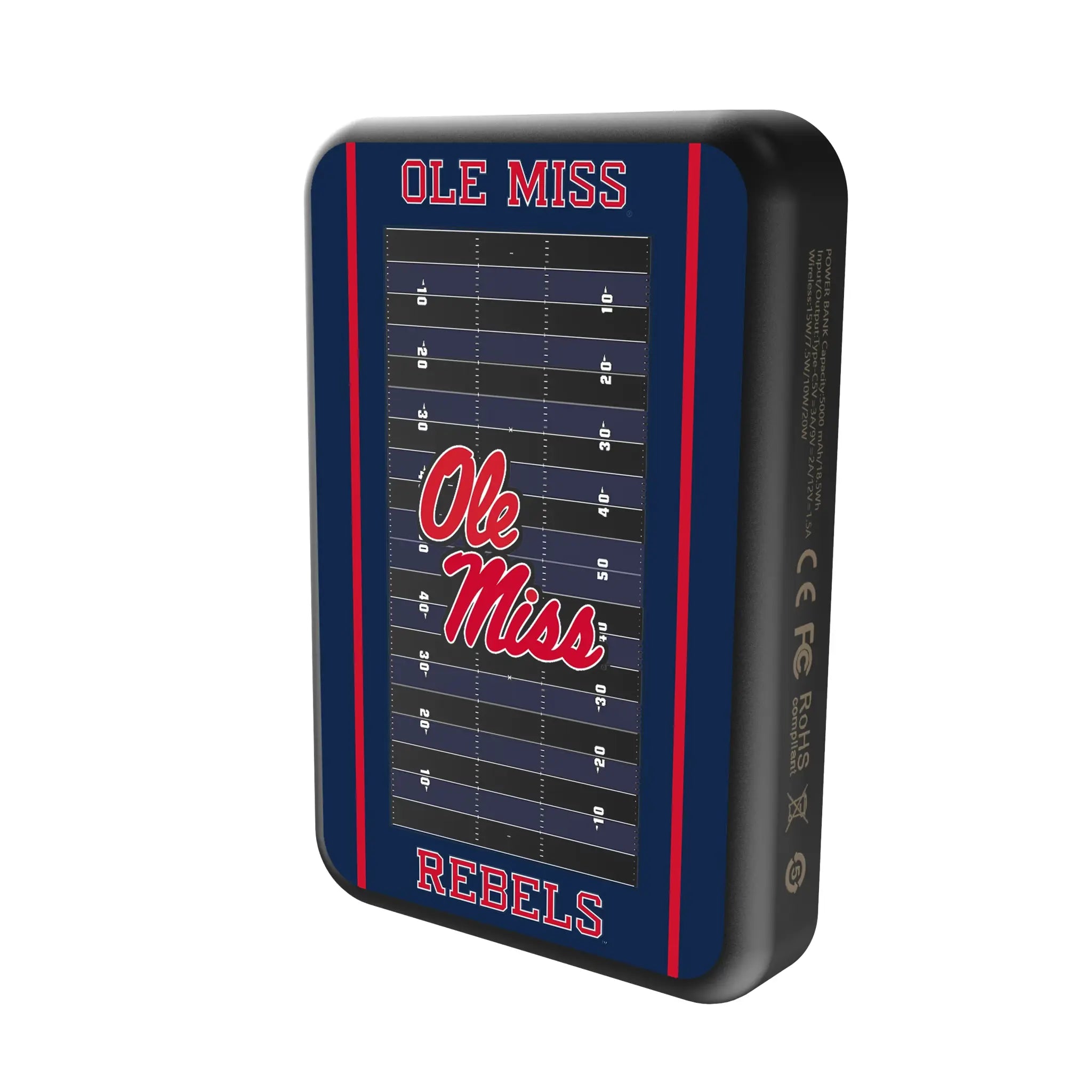 University of Mississippi Rebels Field Wireless Mag Power Bank