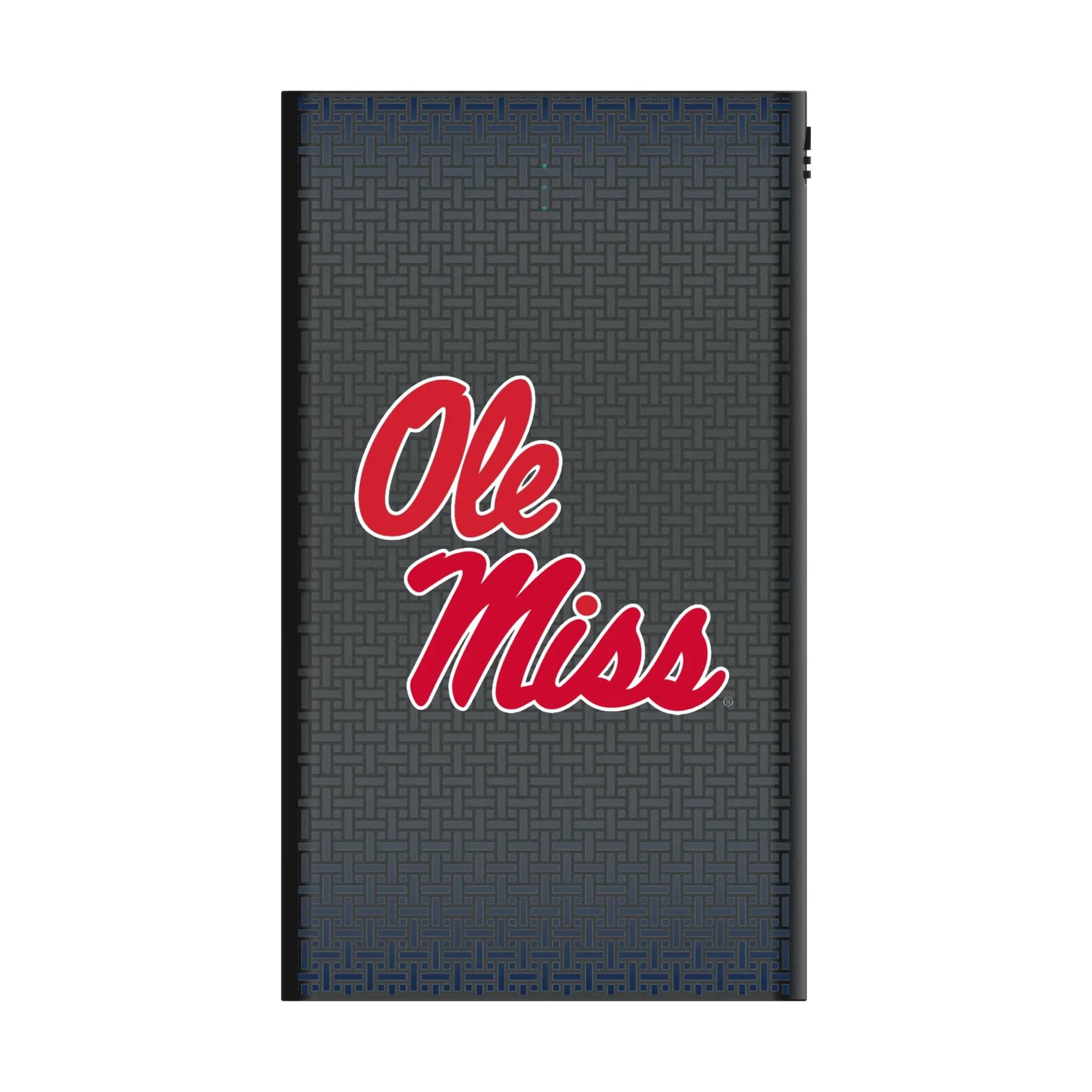 University of Mississippi Rebels Linen 5000mAh Flat Power Bank