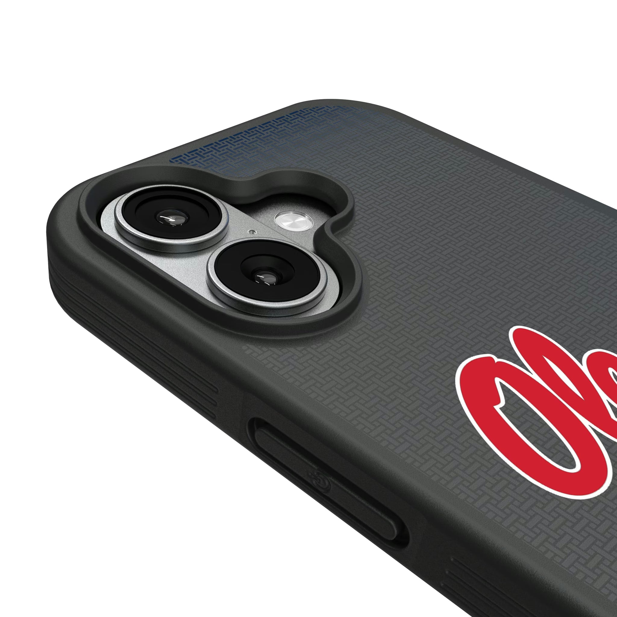 University of Mississippi Rebels Linen iPhone Bump Phone Case for Apple iPhone - Detail#Device_iPhone 17