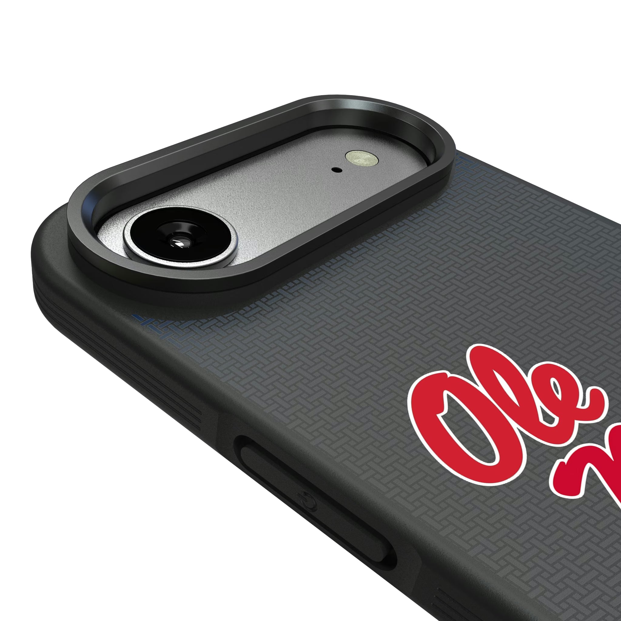 University of Mississippi Rebels Linen iPhone Bump Phone Case for Apple iPhone - Detail#Device_iPhone Air