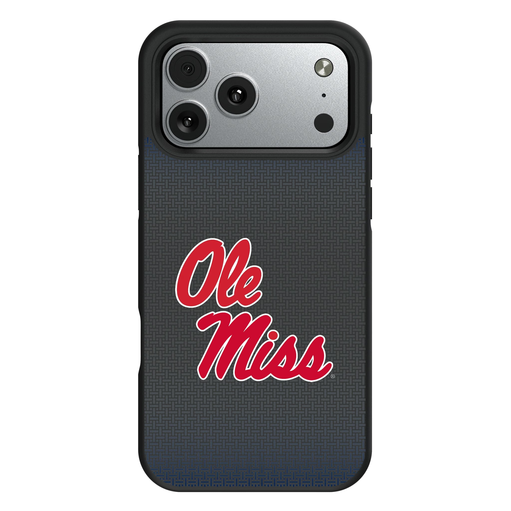 University of Mississippi Rebels Linen iPhone Bump Phone Case for Apple iPhone#Device_iPhone 17 Pro Max