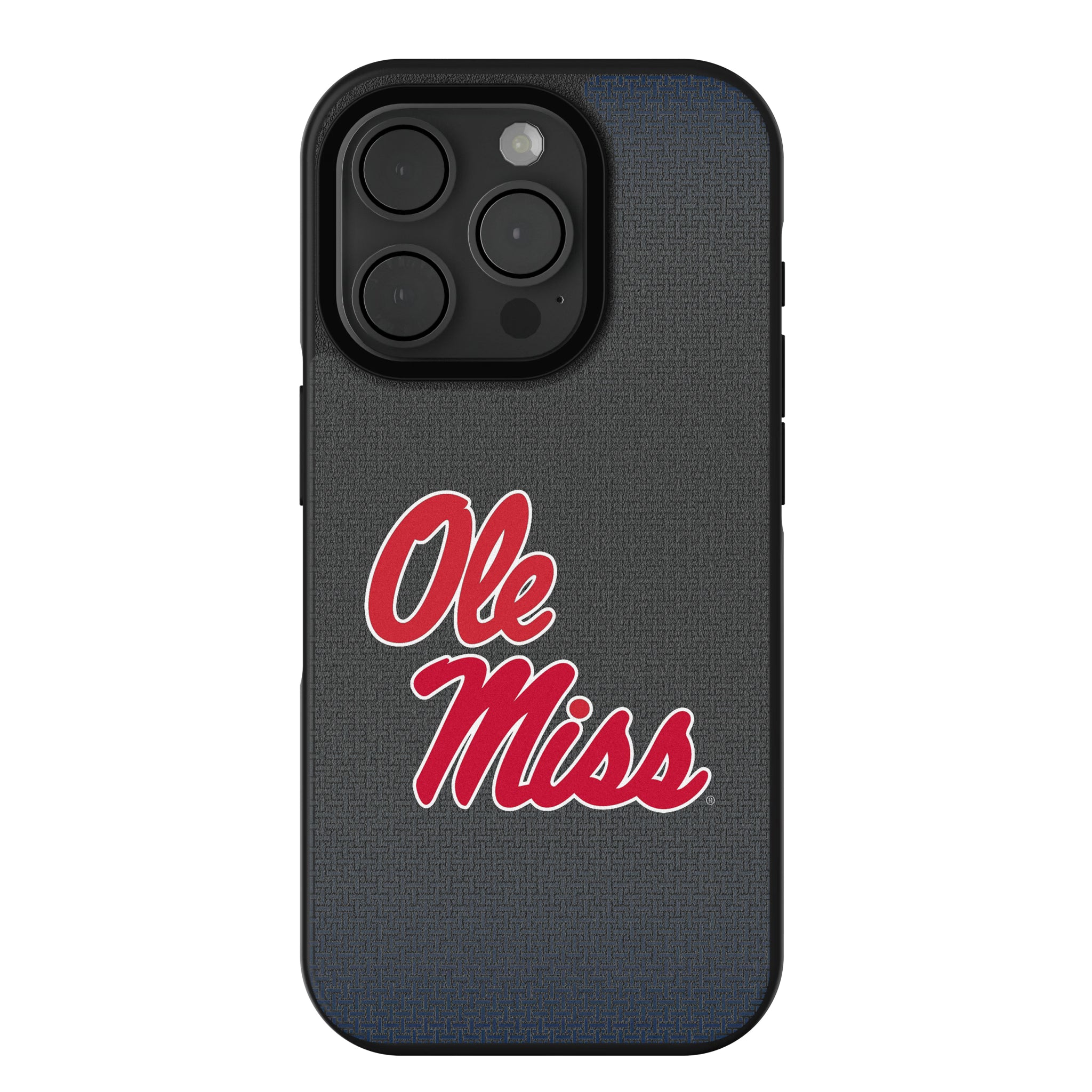 University of Mississippi Rebels Linen iPhone Bump Phone Case for Apple iPhone
