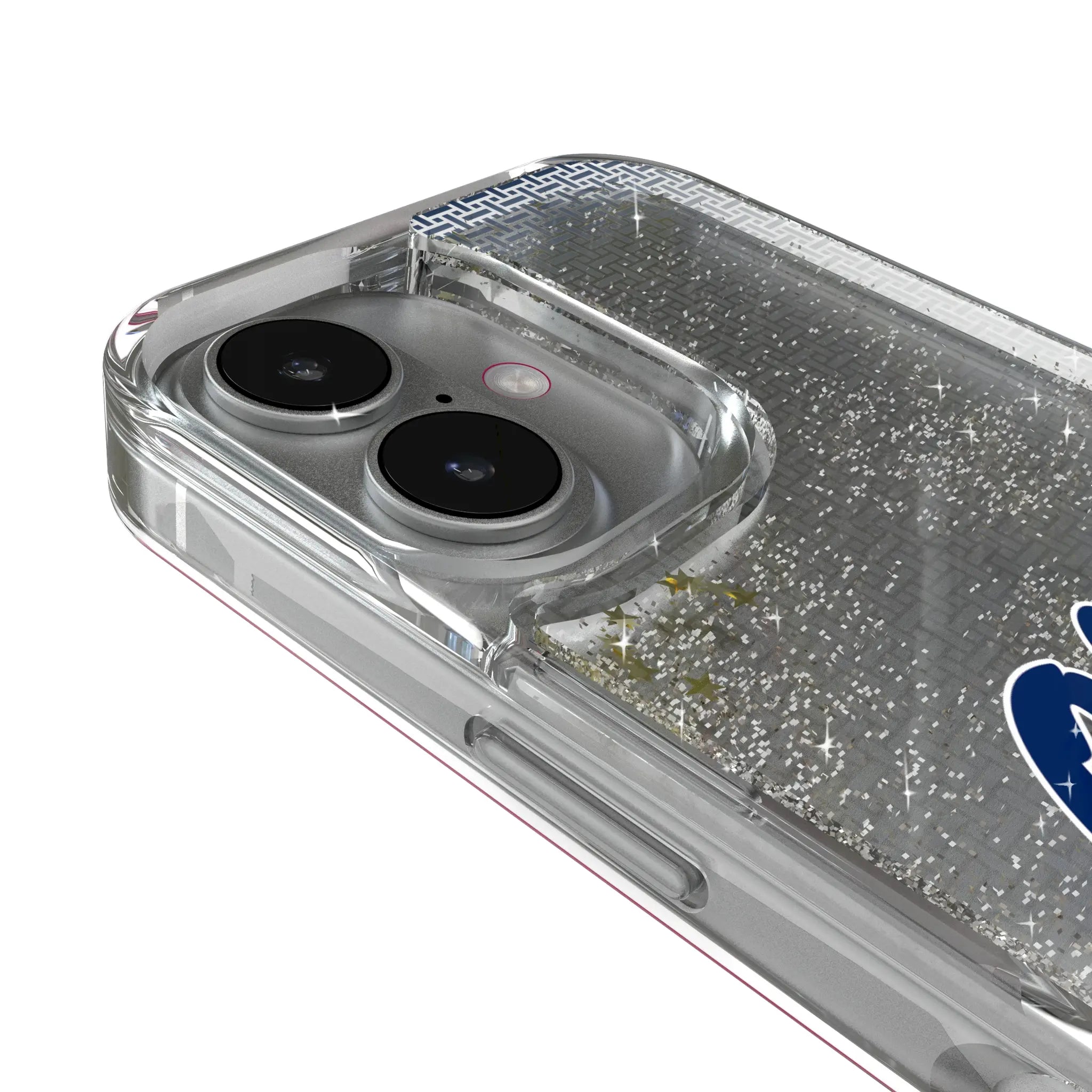 University of Mississippi Rebels Linen iPhone Glitter Phone Case for Apple iPhone - Detail
