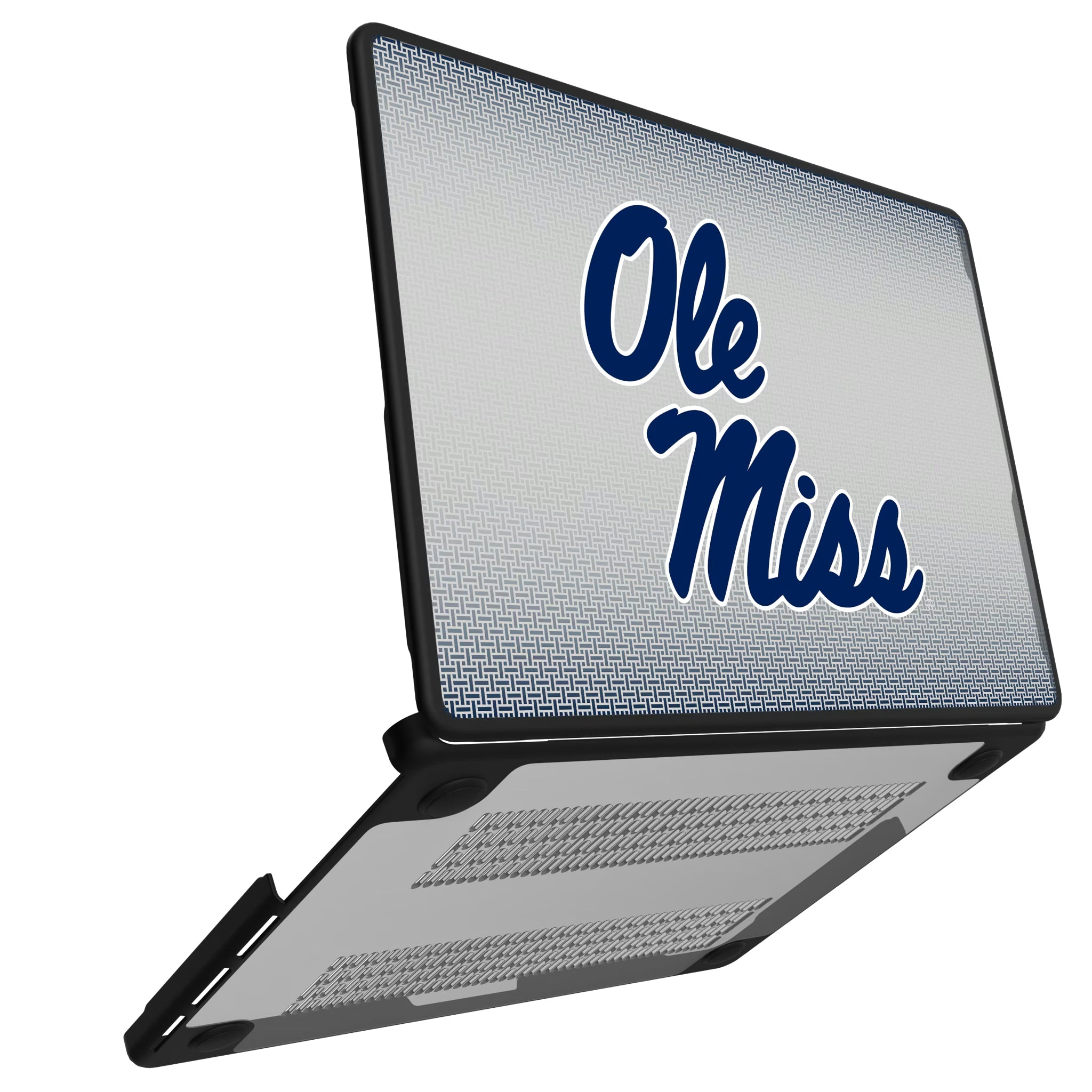 University of Mississippi Rebels Linen MacBook Laptop Case for Apple MacBook#Device_MacBook Pro (14-inch, 2021) / MacBook Pro (14-inch, 2023) / MacBook Pro (14-inch, 2024)