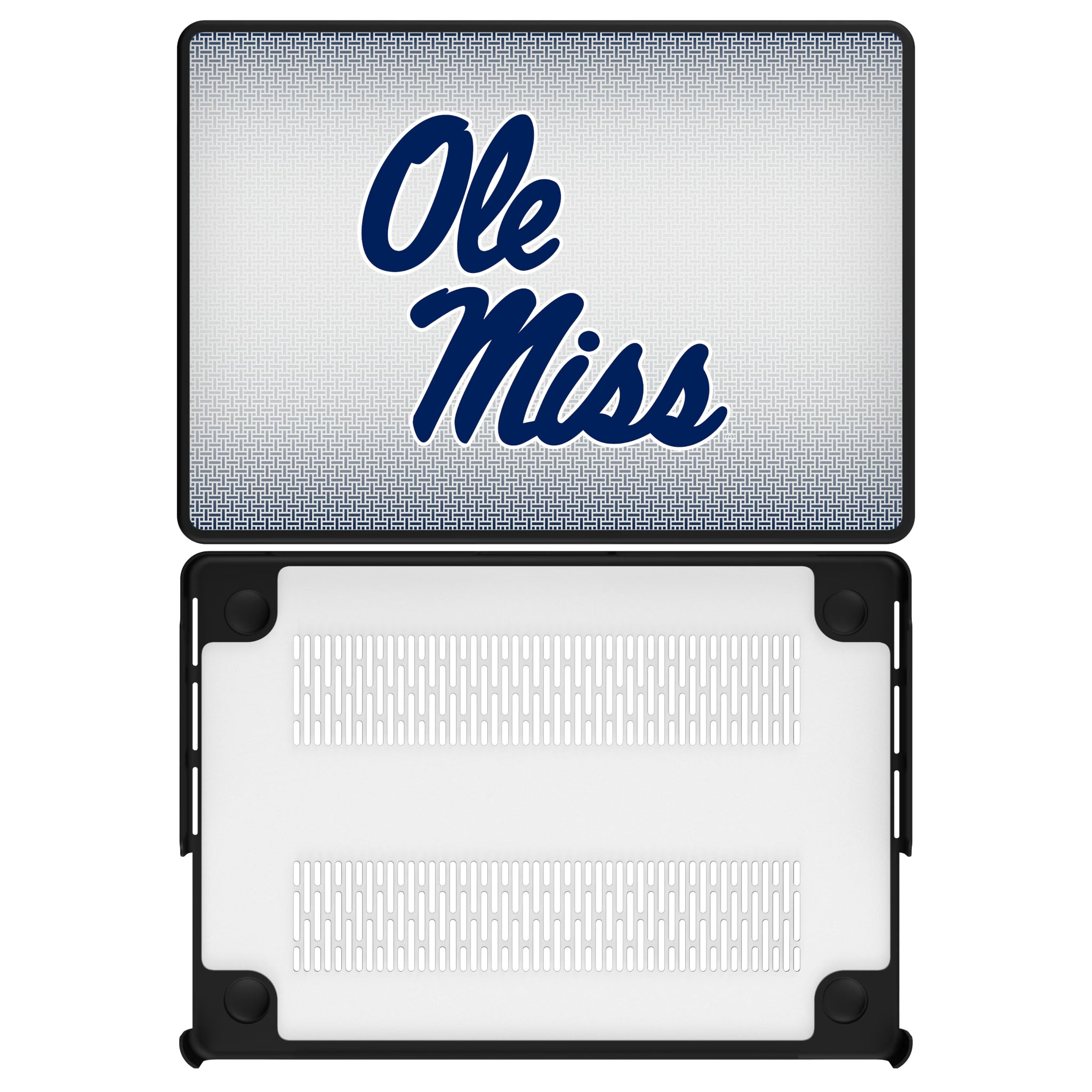 University of Mississippi Rebels Linen MacBook Laptop Case for Apple MacBook#Device_MacBook Pro (14-inch, 2021) / MacBook Pro (14-inch, 2023) / MacBook Pro (14-inch, 2024)