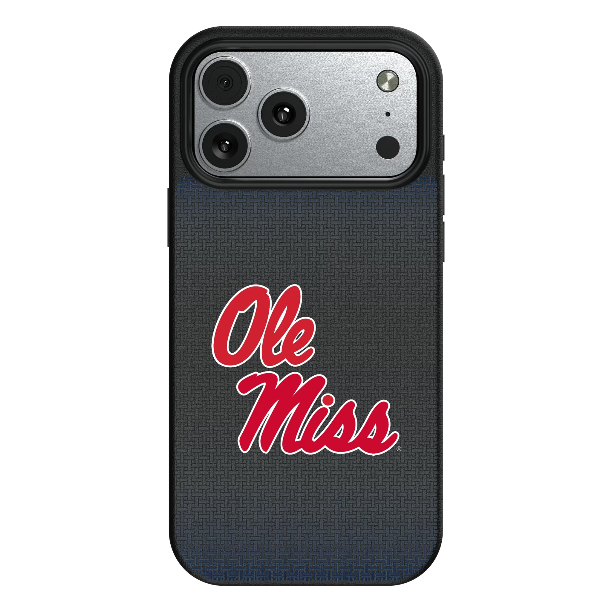 University of Mississippi Rebels Linen iPhone MagSafe Compatible Phone Case for Apple iPhone#Device_iPhone 17 Pro Max