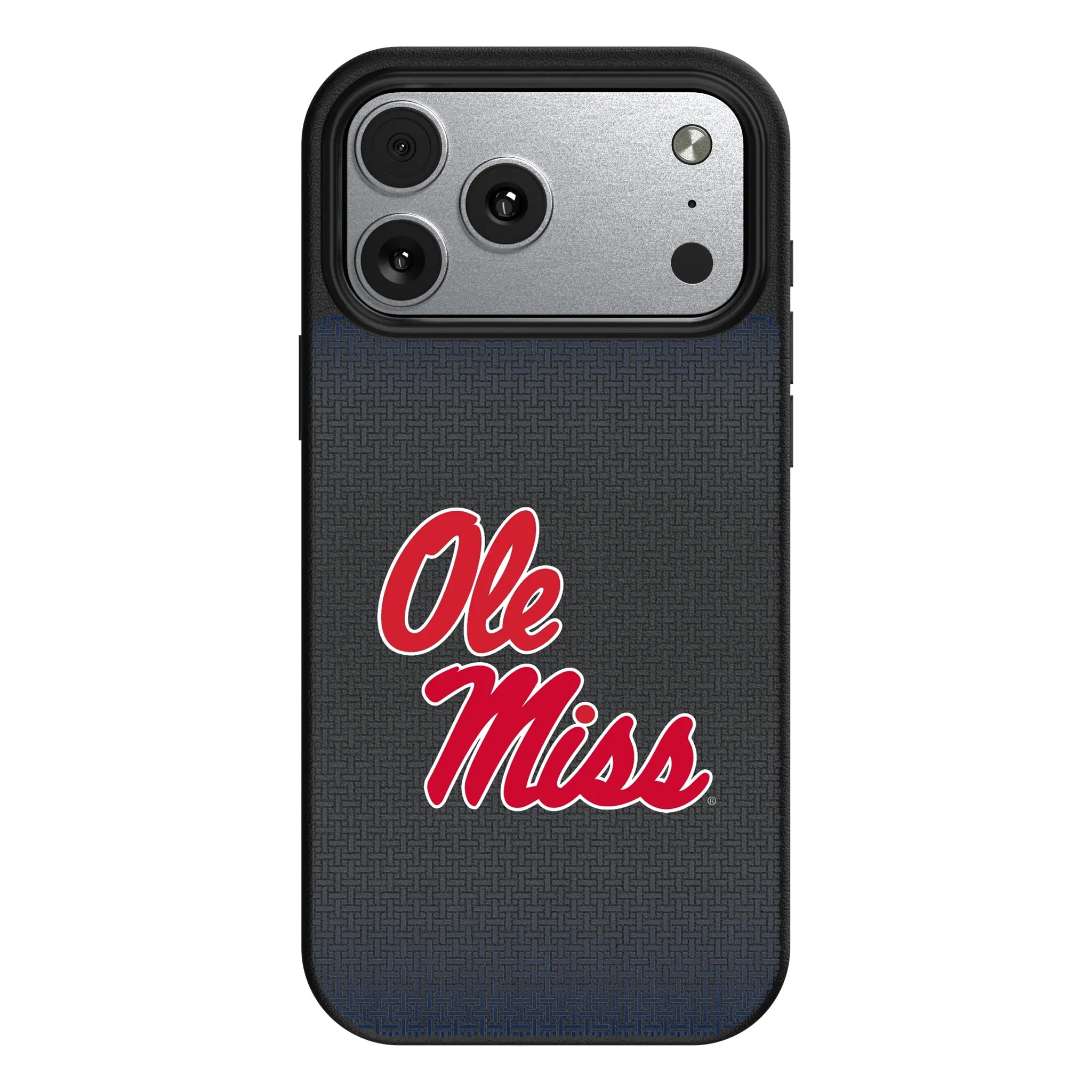 University of Mississippi Rebels Linen iPhone MagSafe Compatible Phone Case for Apple iPhone#Device_iPhone 17 Pro Max