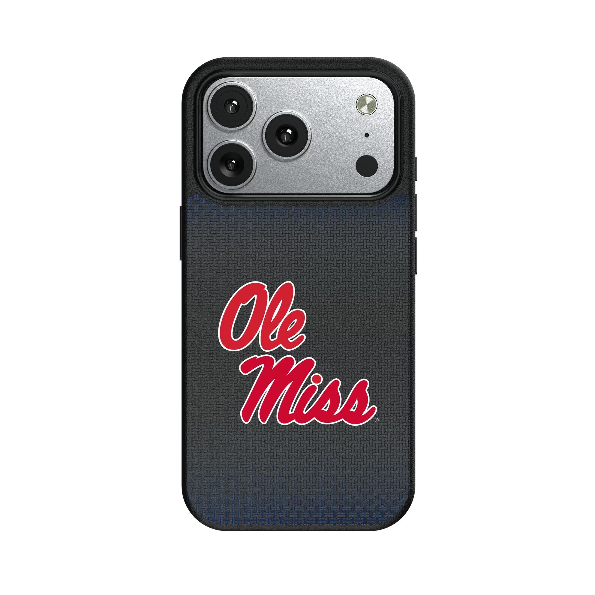University of Mississippi Rebels Linen iPhone MagSafe Compatible Phone Case for Apple iPhone#Device_iPhone 17 Pro