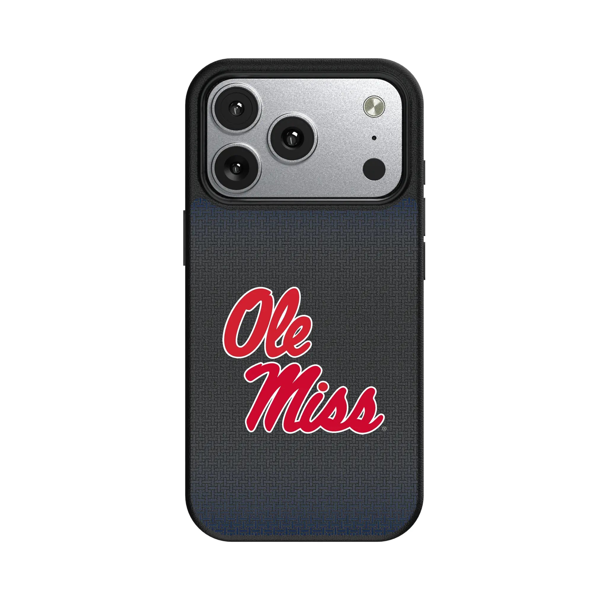 University of Mississippi Rebels Linen iPhone MagSafe Compatible Phone Case for Apple iPhone#Device_iPhone 17 Pro
