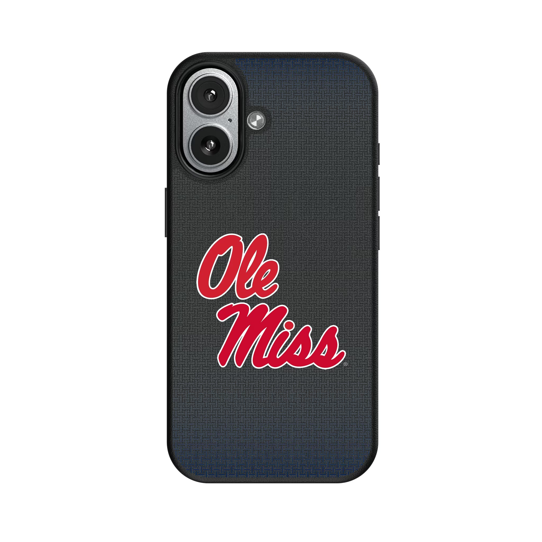 University of Mississippi Rebels Linen iPhone MagSafe Compatible Phone Case for Apple iPhone#Device_iPhone 17