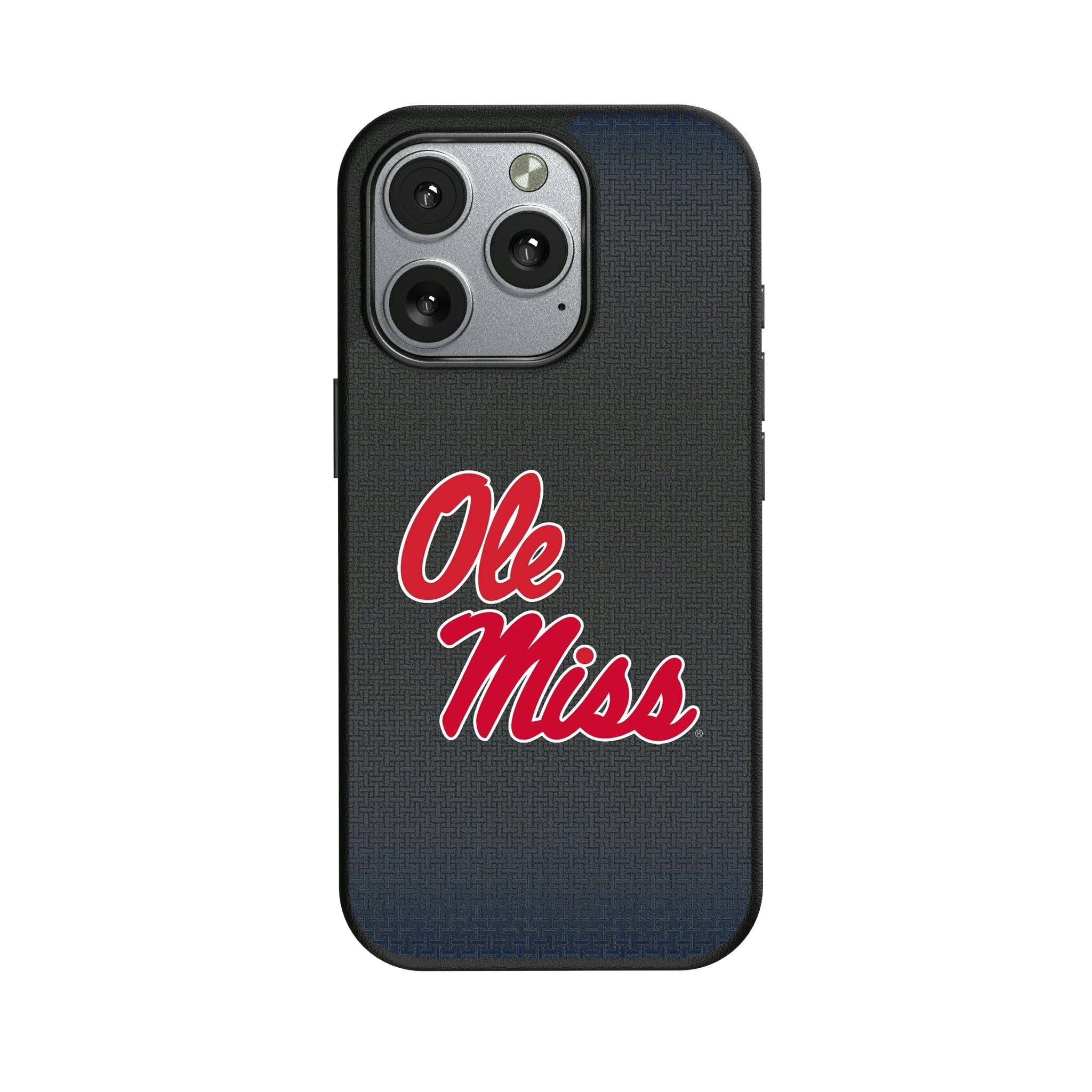 University of Mississippi Rebels Linen iPhone MagSafe Compatible Phone Case for Apple iPhone