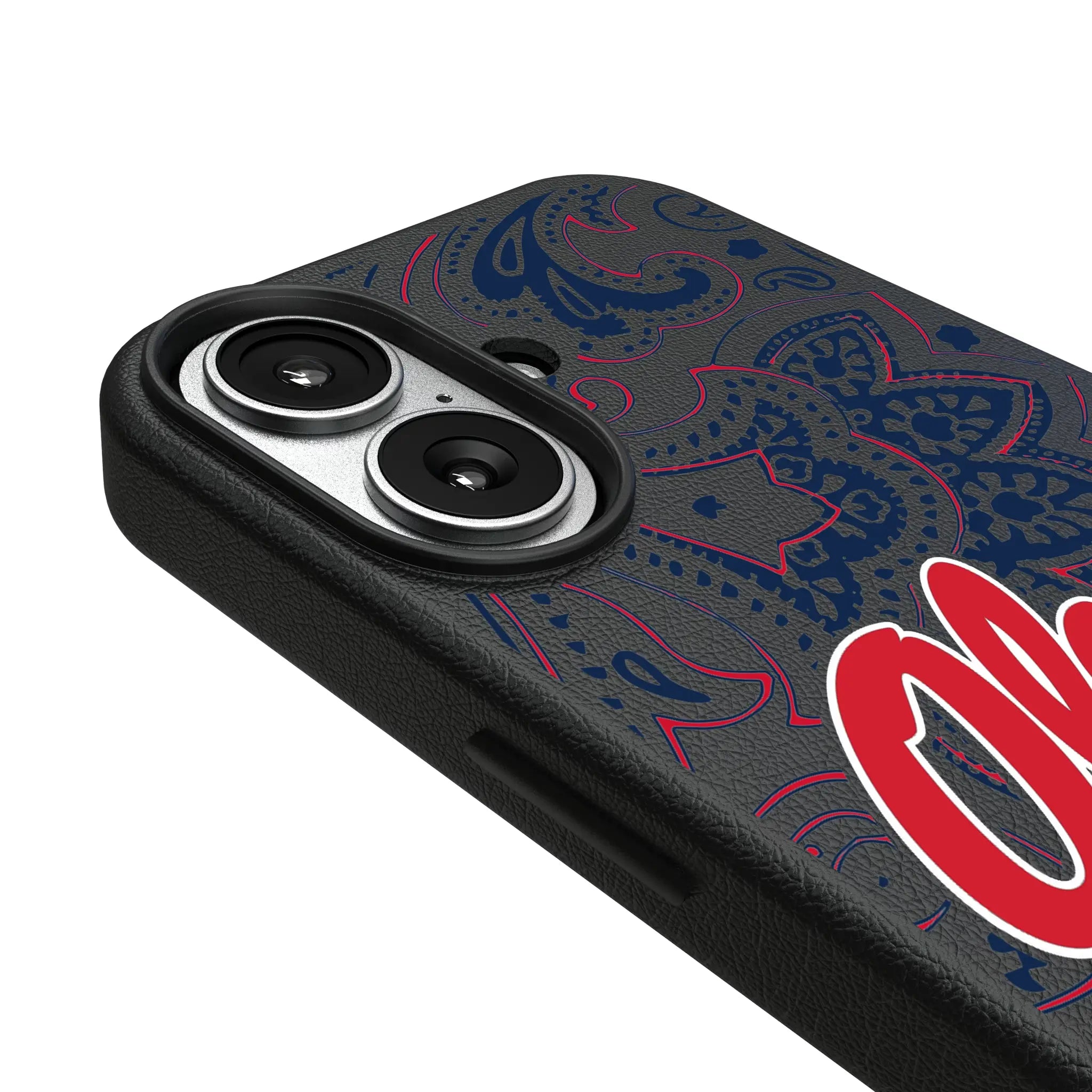 University of Mississippi Rebels Paisley iPhone MagSafe Compatible Phone Case for Apple iPhone - Detail#Device_iPhone 17