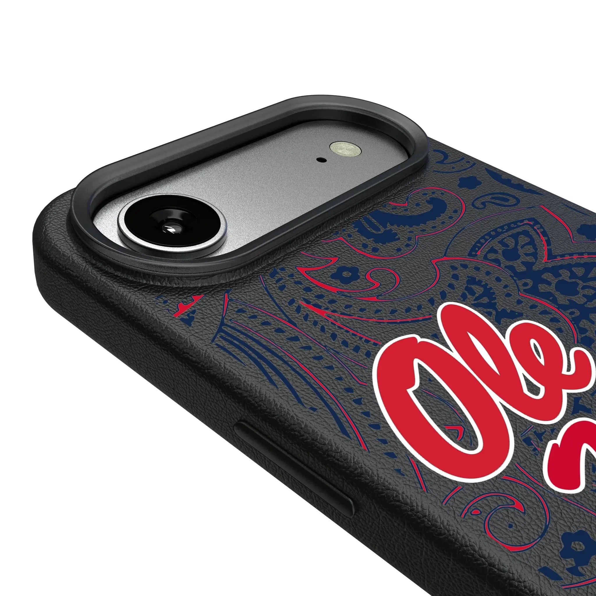 University of Mississippi Rebels Paisley iPhone MagSafe Compatible Phone Case for Apple iPhone - Detail#Device_iPhone Air