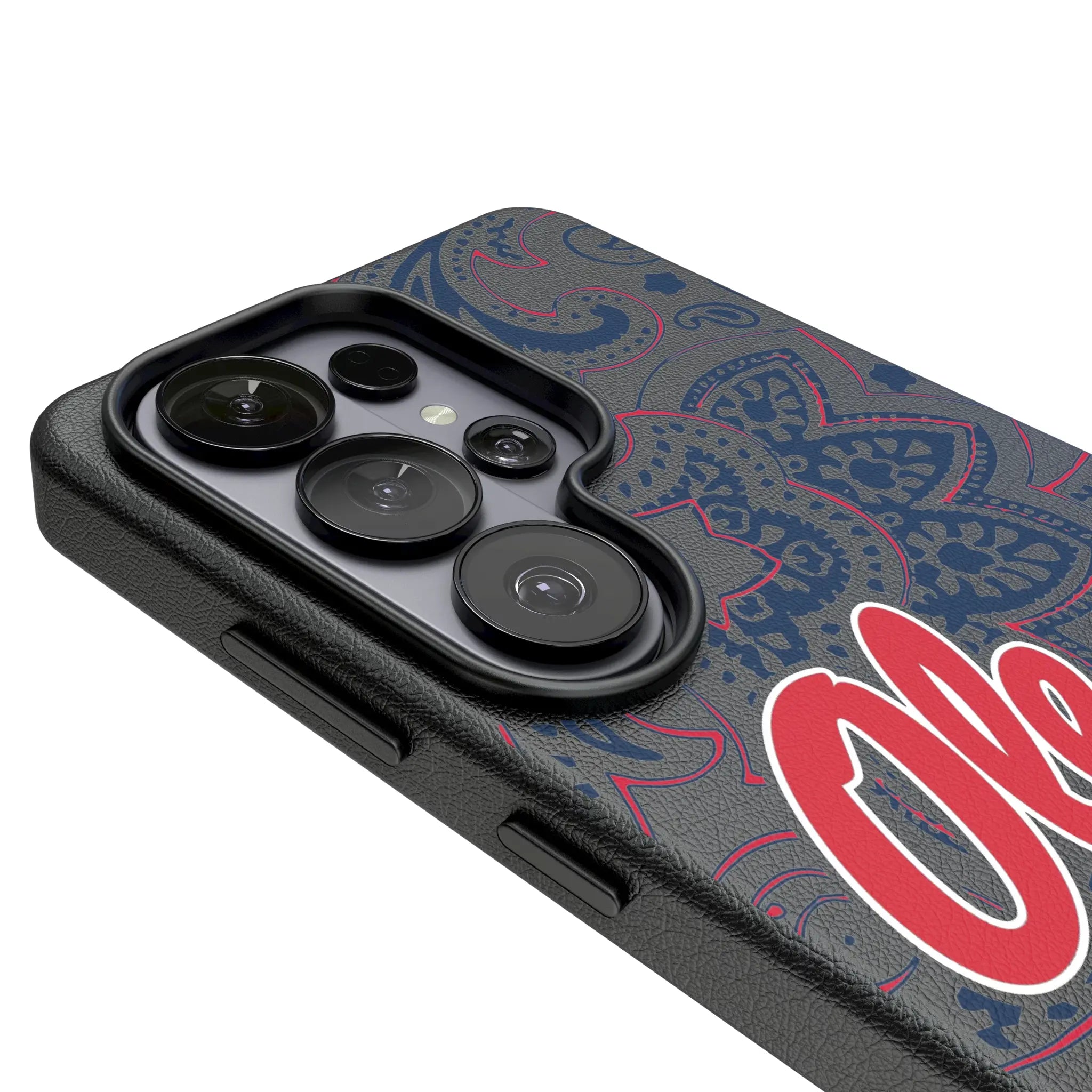 University of Mississippi Rebels Paisley Galaxy MagSafe Compatible Phone Case for Samsung Galaxy - Detail#Device_Galaxy S26 Ultra