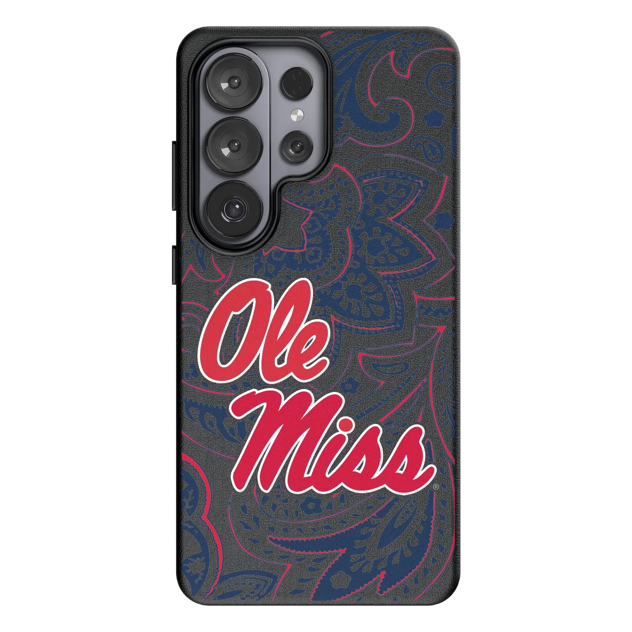 University of Mississippi Rebels Paisley Galaxy MagSafe Compatible Phone Case for Samsung Galaxy#Device_Galaxy S26 Ultra