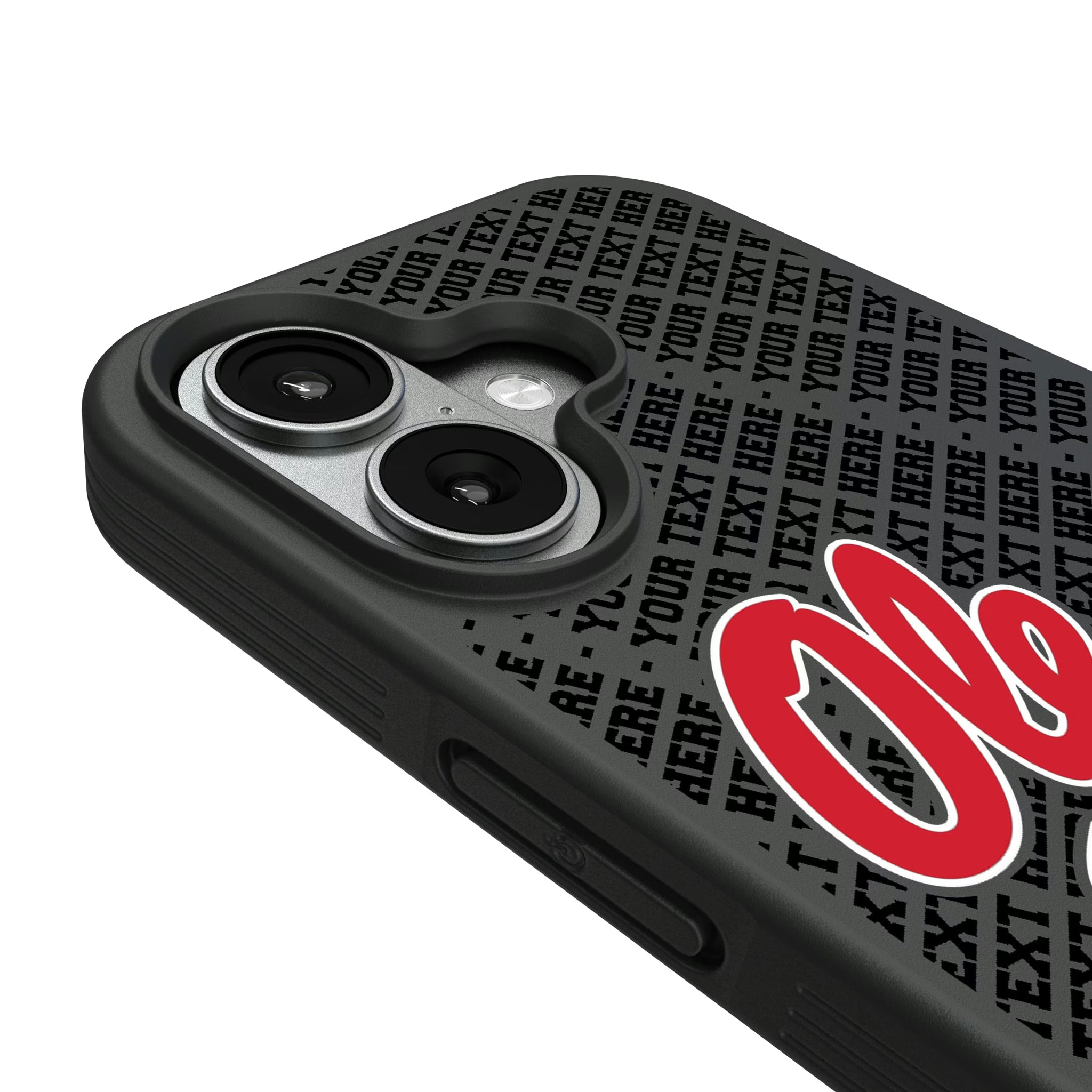 University of Mississippi Rebels Personalized EndZone Plus iPhone Bump Phone Case for Apple iPhone - Detail#Device_iPhone 17