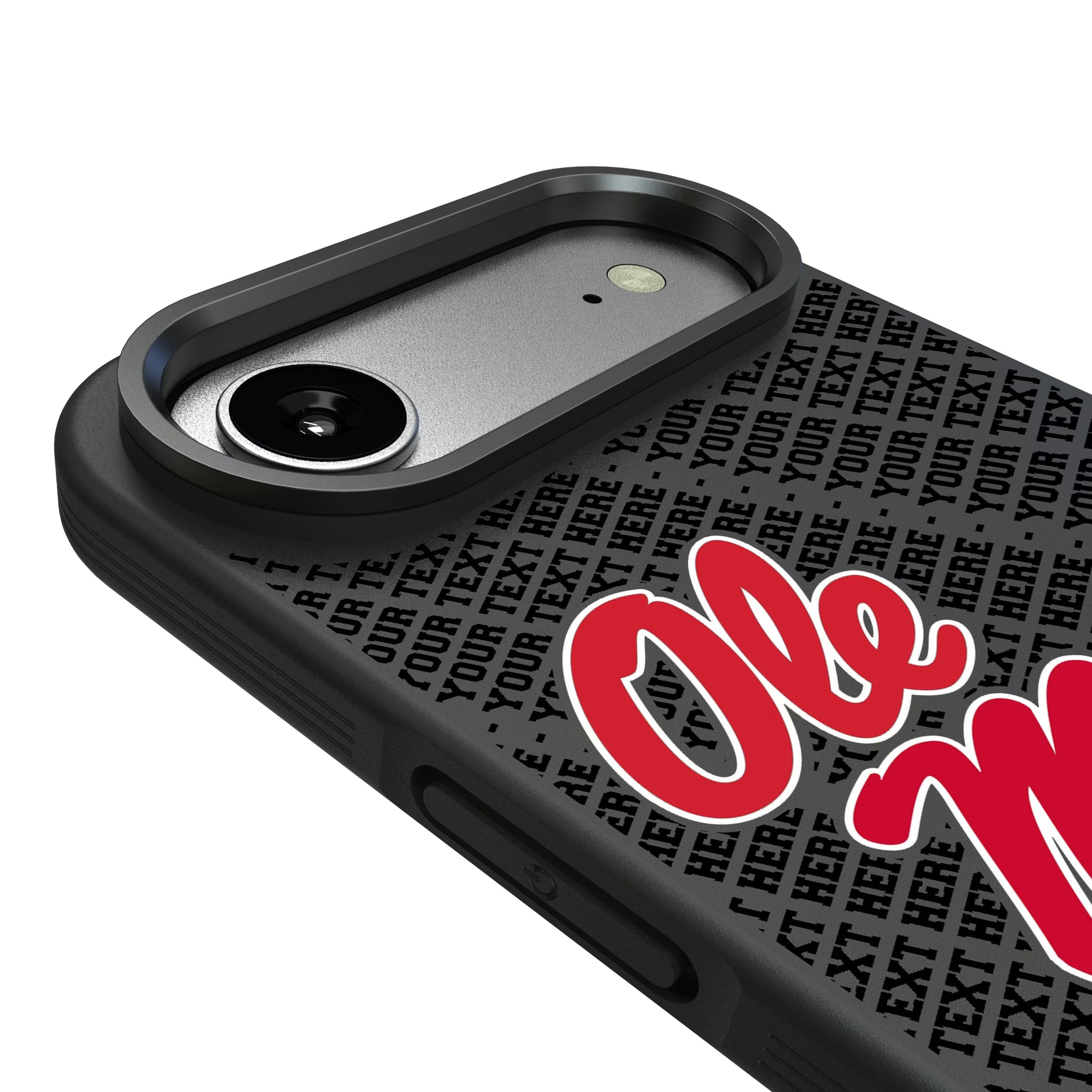 University of Mississippi Rebels Personalized EndZone Plus iPhone Bump Phone Case for Apple iPhone - Detail#Device_iPhone Air