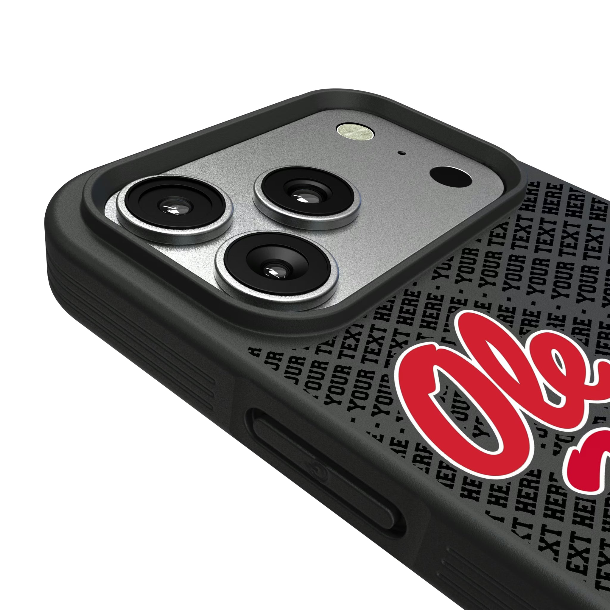 University of Mississippi Rebels Personalized EndZone Plus iPhone Bump Phone Case for Apple iPhone - Detail#Device_iPhone 17 Pro