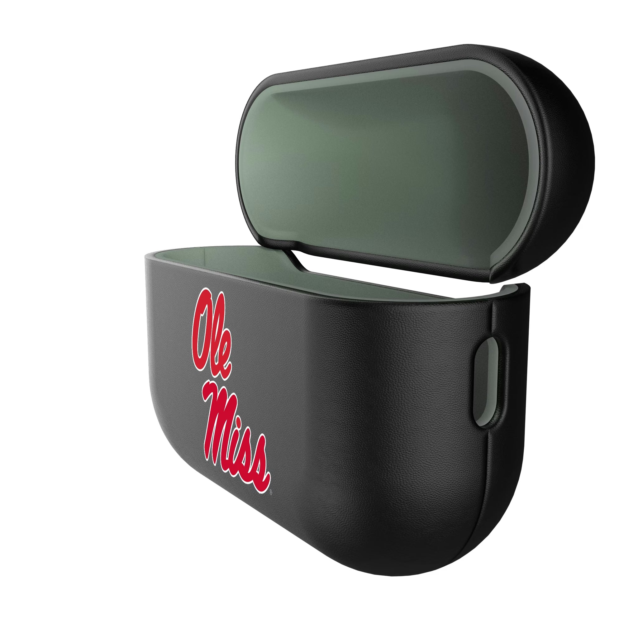 University of Mississippi Rebels Personalized Insignia AirPods AirPod Case Cover - Isometric View#Device_AirPods Pro 3