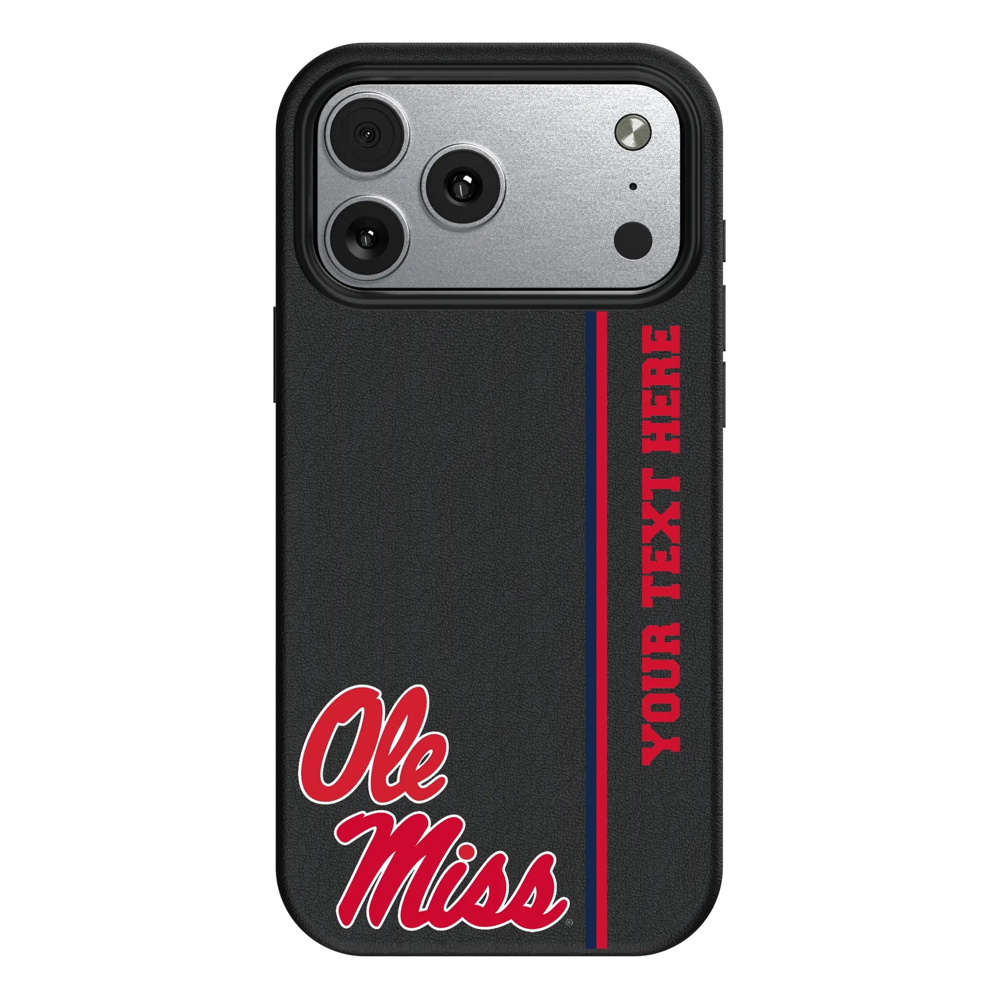 University of Mississippi Rebels Personalized Sidebard iPhone MagSafe Compatible Phone Case for Apple iPhone#Device_iPhone 17 Pro Max