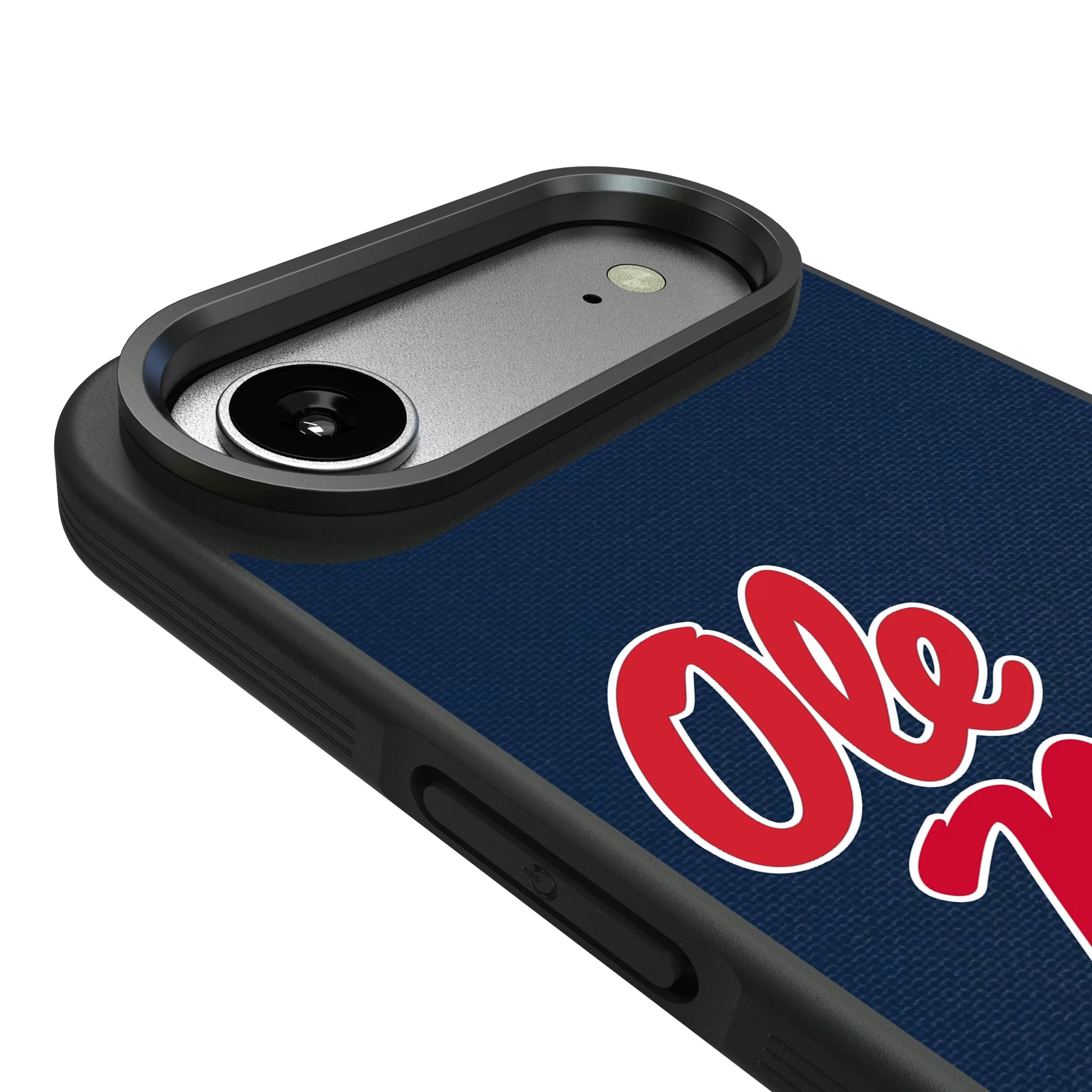 University of Mississippi Rebels Personalized Stripe iPhone Bump Phone Case for Apple iPhone - Detail#Device_iPhone Air