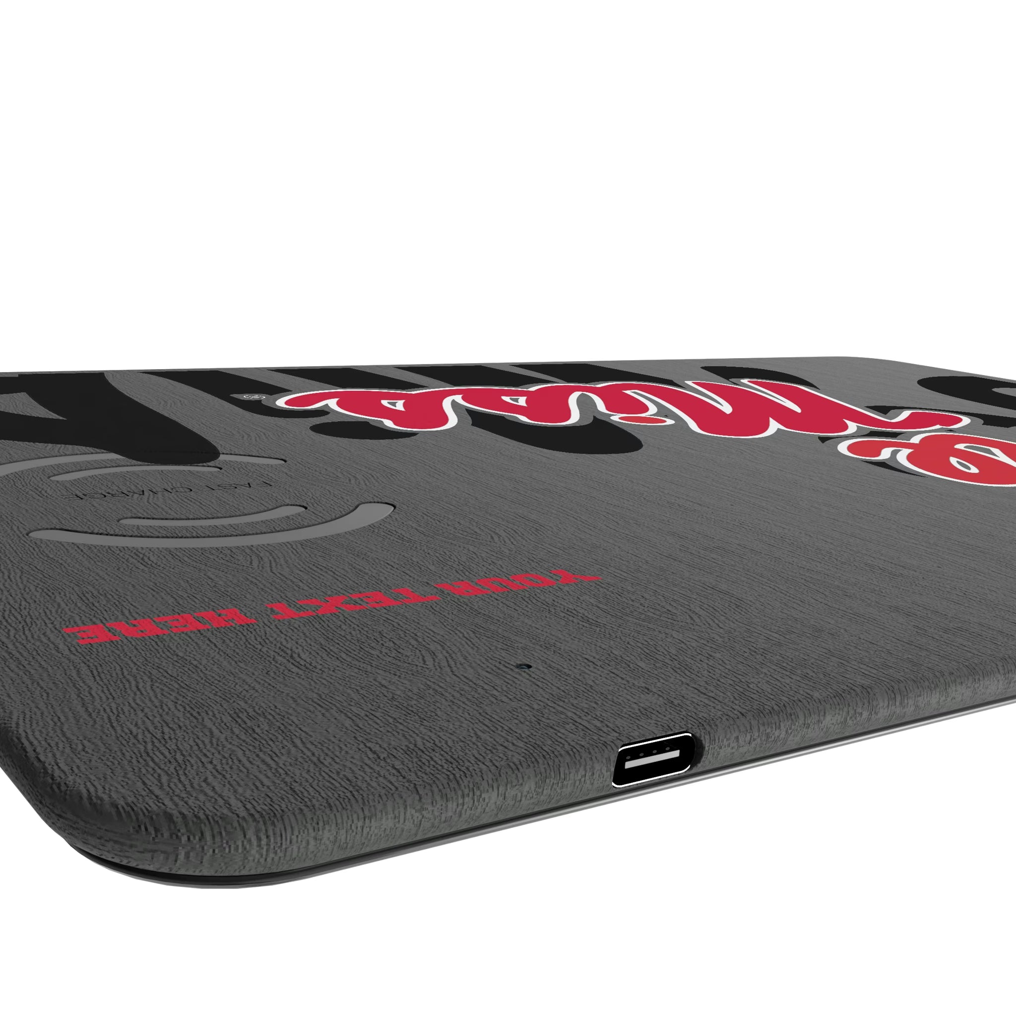 University of Mississippi Rebels Personalized Tilt 15-Watt Wireless Charger and Mouse Pad
