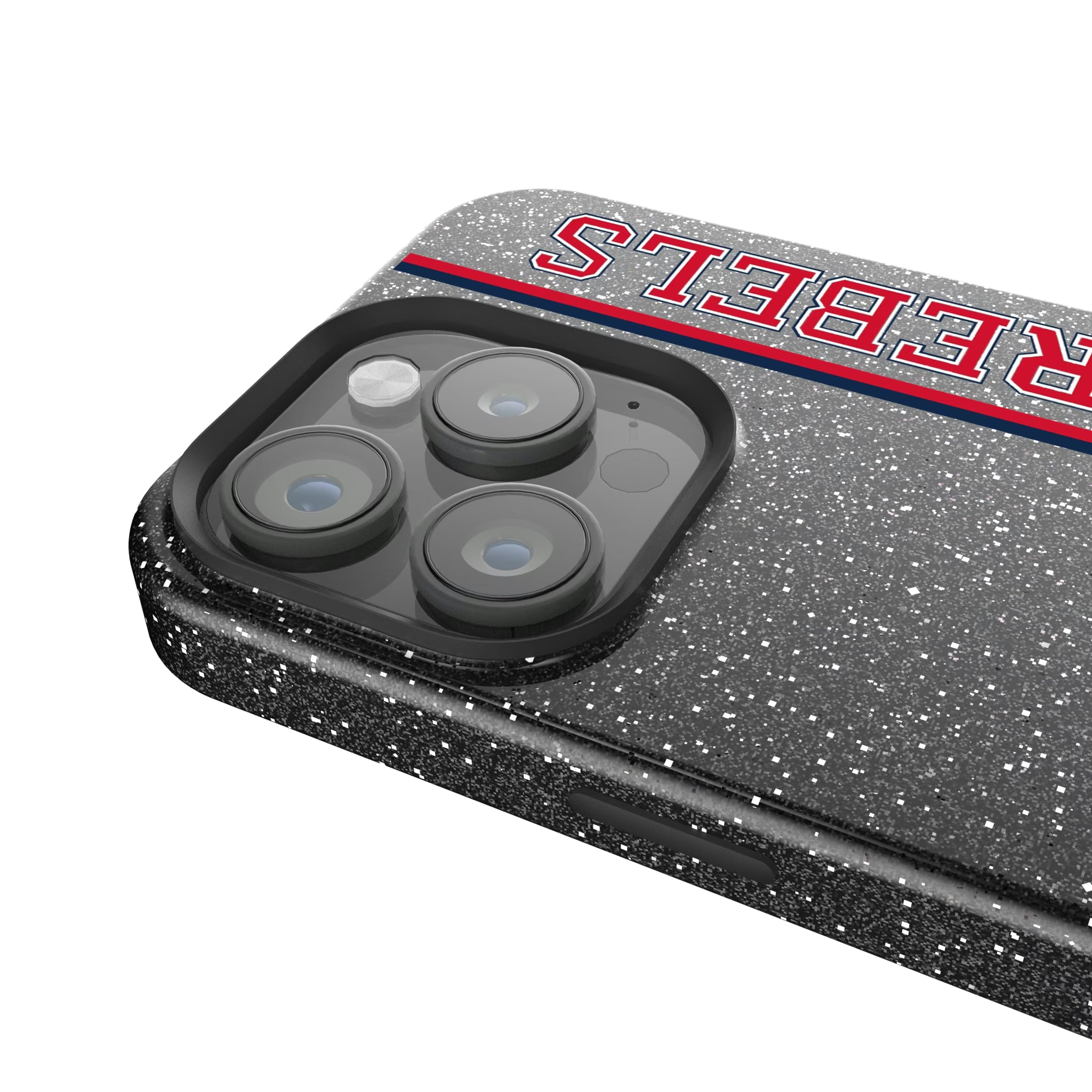 University of Mississippi Rebels Sidebar iPhone Bling Phone Case for Apple iPhone - Detail