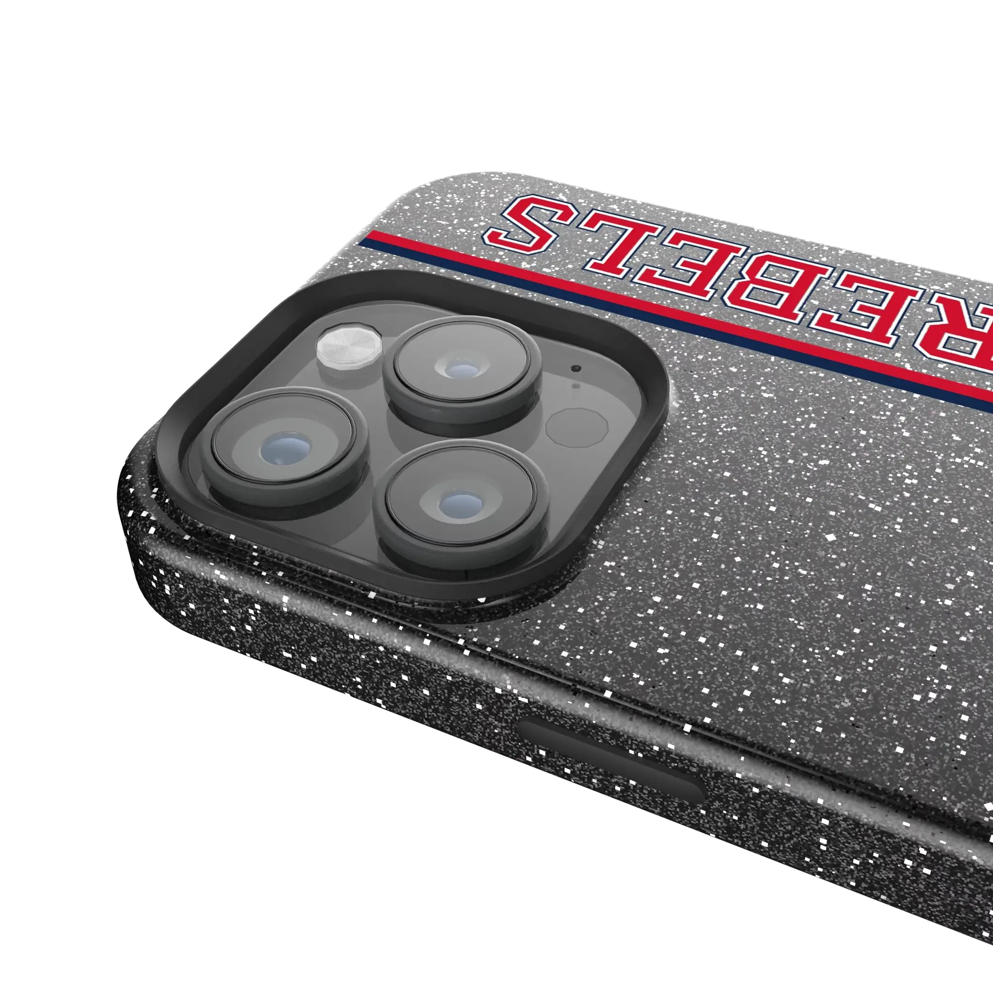 University of Mississippi Rebels Sidebar iPhone Bling Phone Case for Apple iPhone - Detail