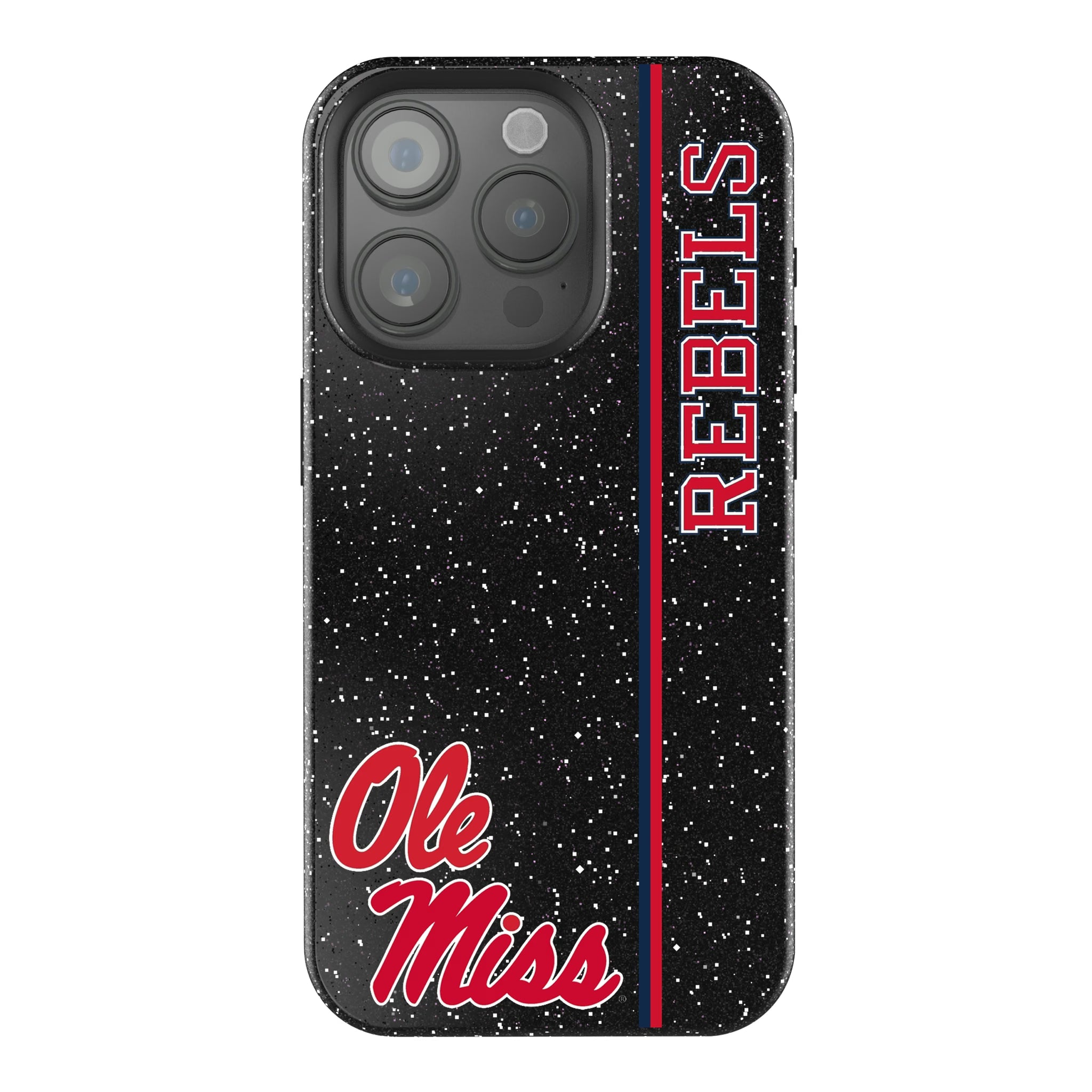 University of Mississippi Rebels Sidebar iPhone Bling Phone Case for Apple iPhone