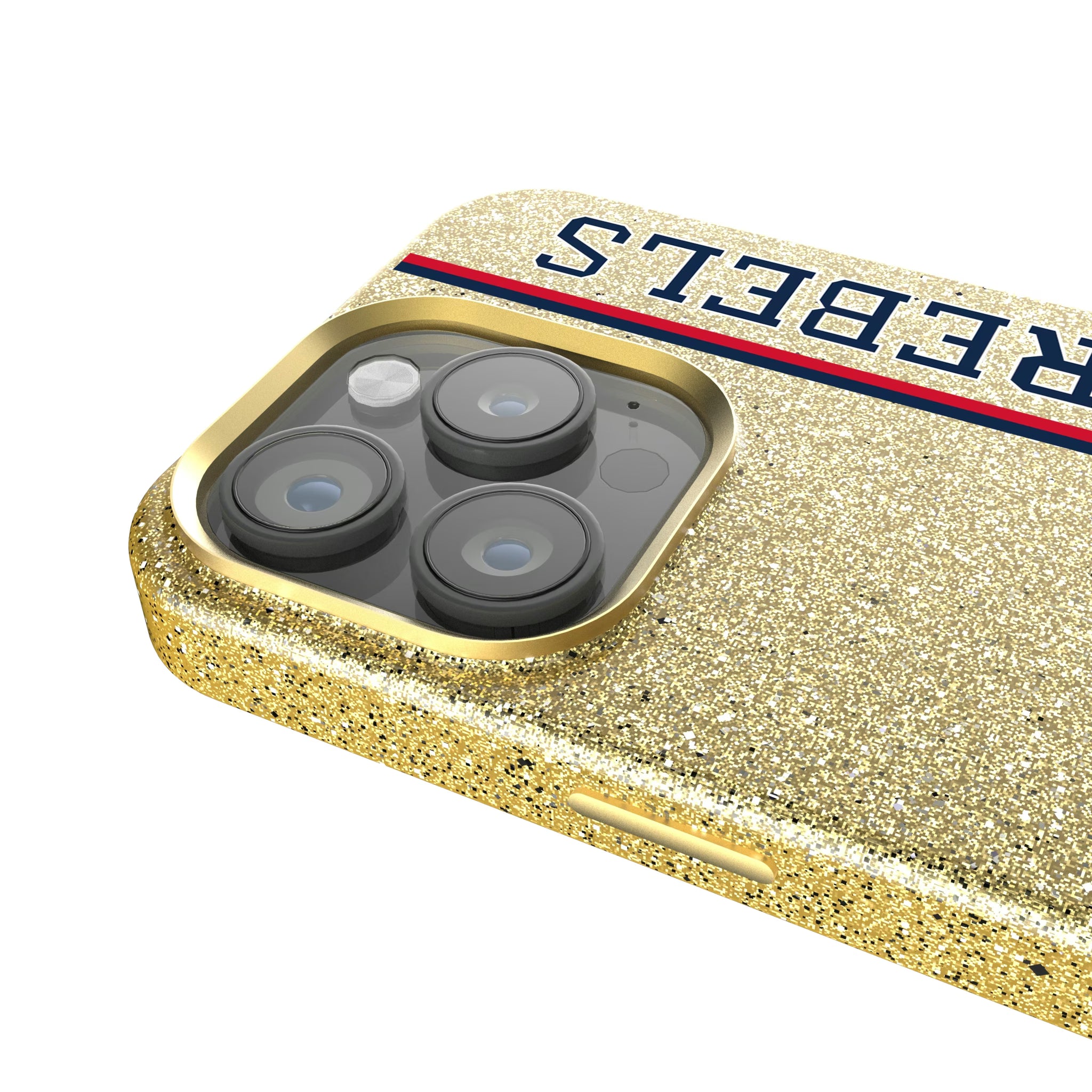 University of Mississippi Rebels Sidebar iPhone Bling Phone Case for Apple iPhone - Detail