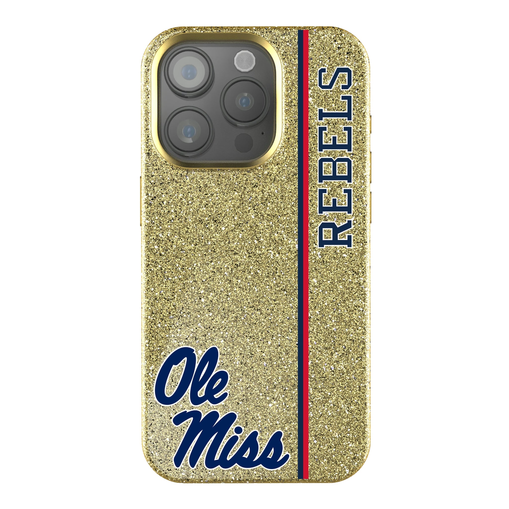 University of Mississippi Rebels Sidebar iPhone Bling Phone Case for Apple iPhone