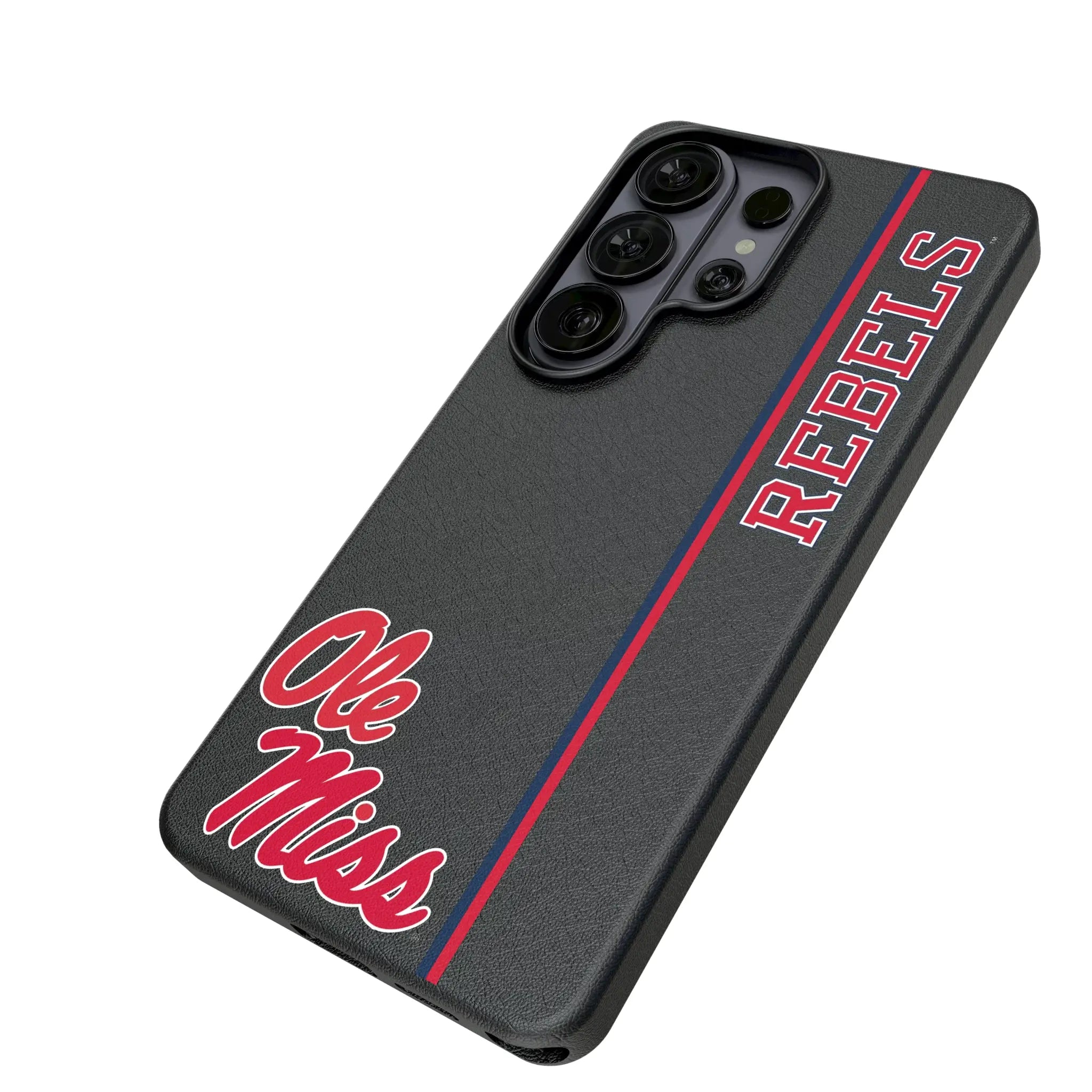 University of Mississippi Rebels Sidebar Galaxy MagSafe Compatible Phone Case for Samsung Galaxy - Isometric View#Device_Galaxy S26 Ultra