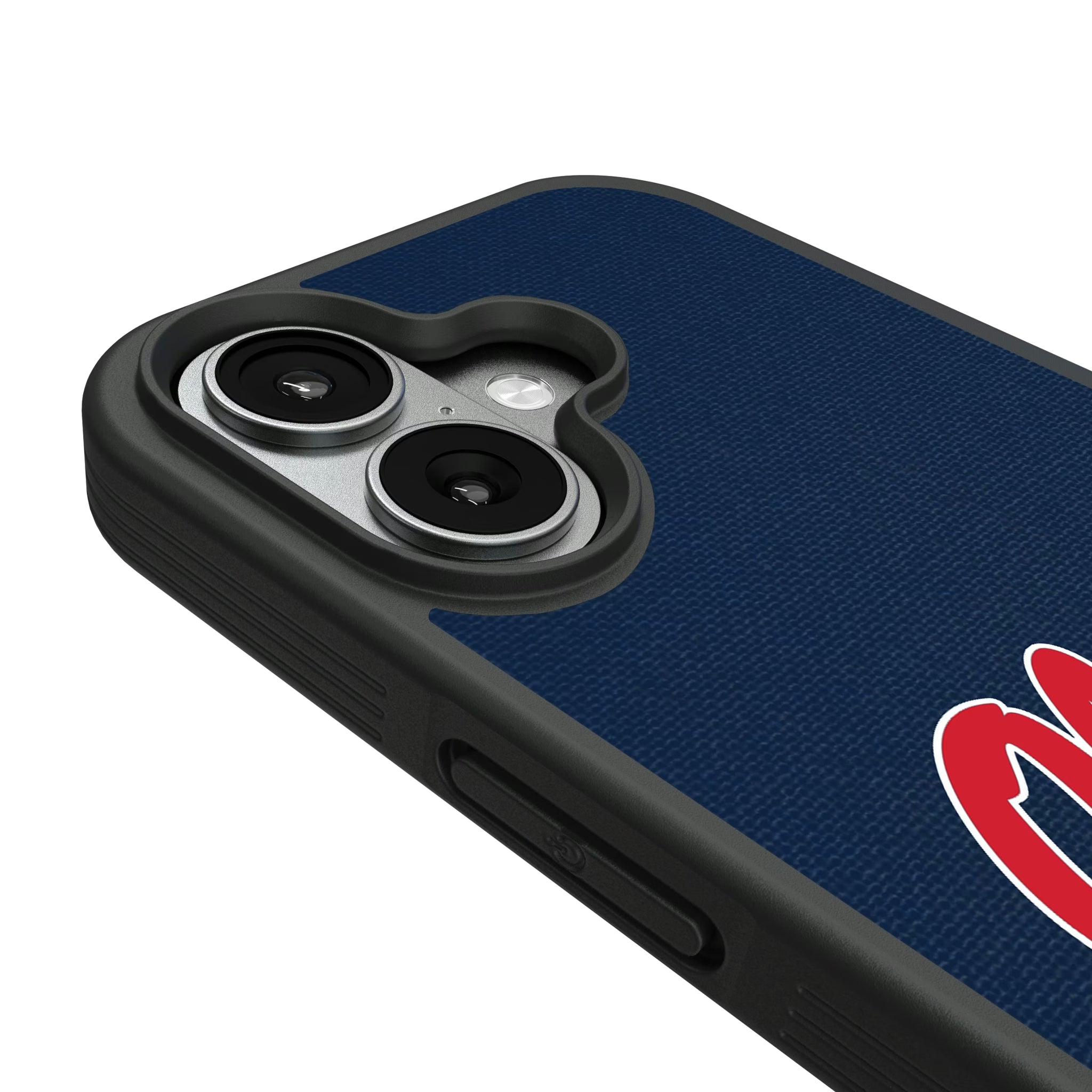University of Mississippi Rebels Solid iPhone Bump Phone Case for Apple iPhone - Detail#Device_iPhone 17