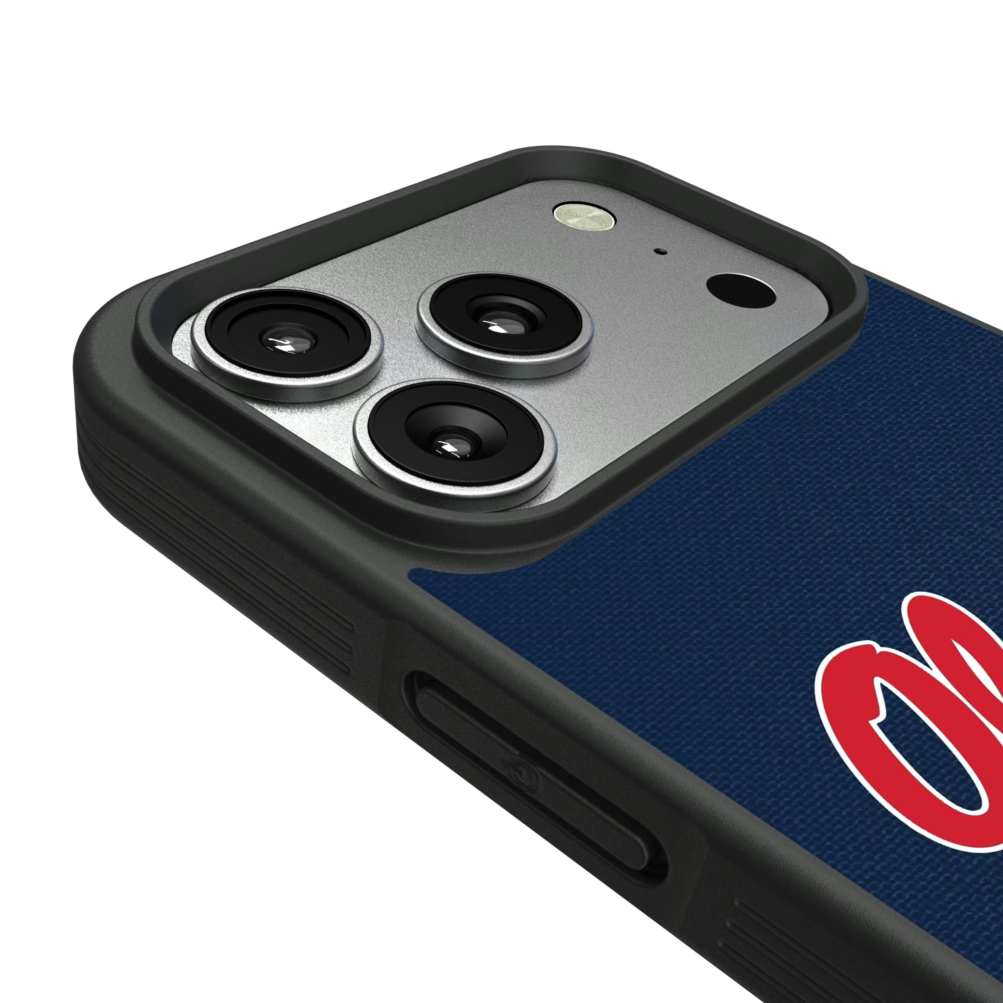 University of Mississippi Rebels Solid iPhone Bump Phone Case for Apple iPhone - Detail#Device_iPhone 17 Pro