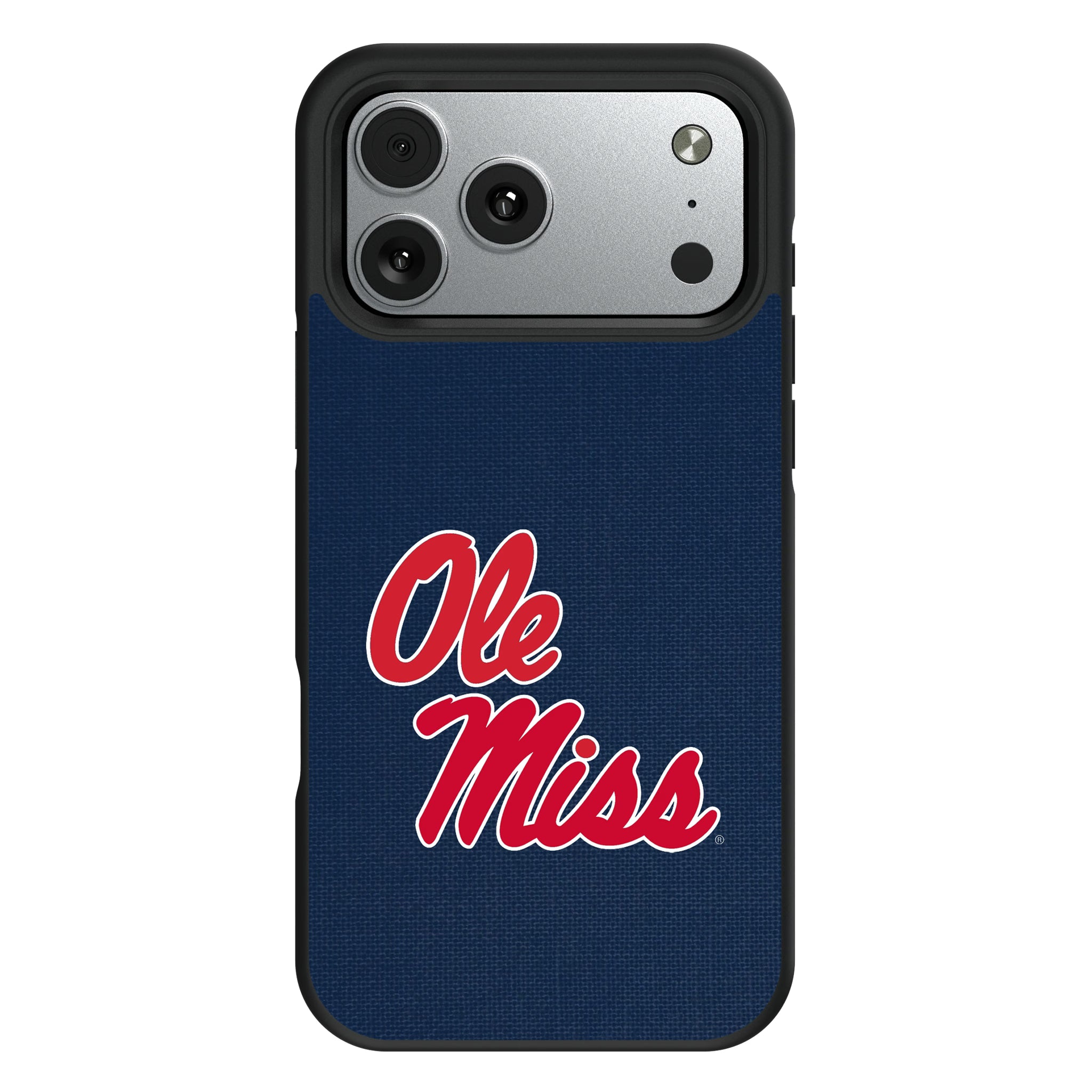 University of Mississippi Rebels Solid iPhone Bump Phone Case for Apple iPhone#Device_iPhone 17 Pro Max