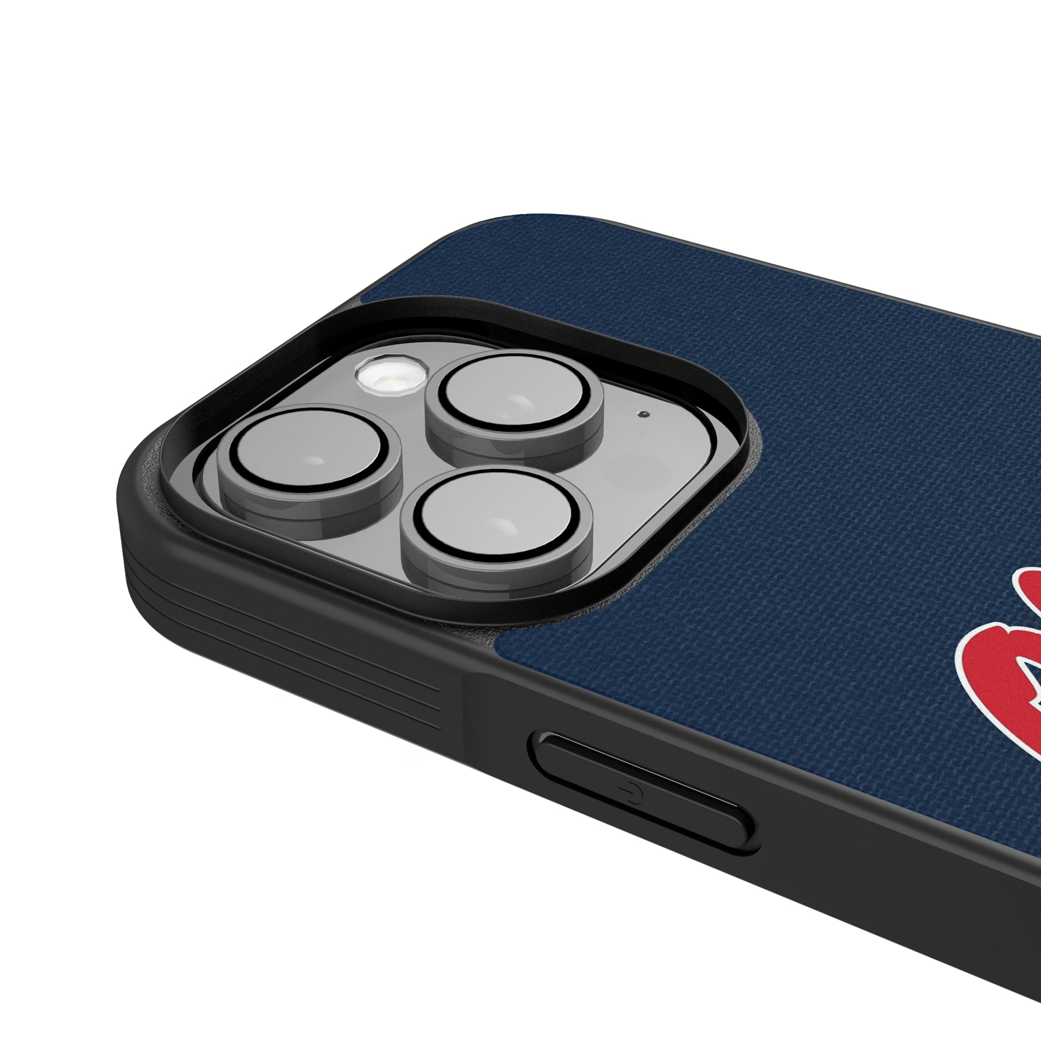 University of Mississippi Rebels Solid iPhone Bump Phone Case for Apple iPhone - Detail