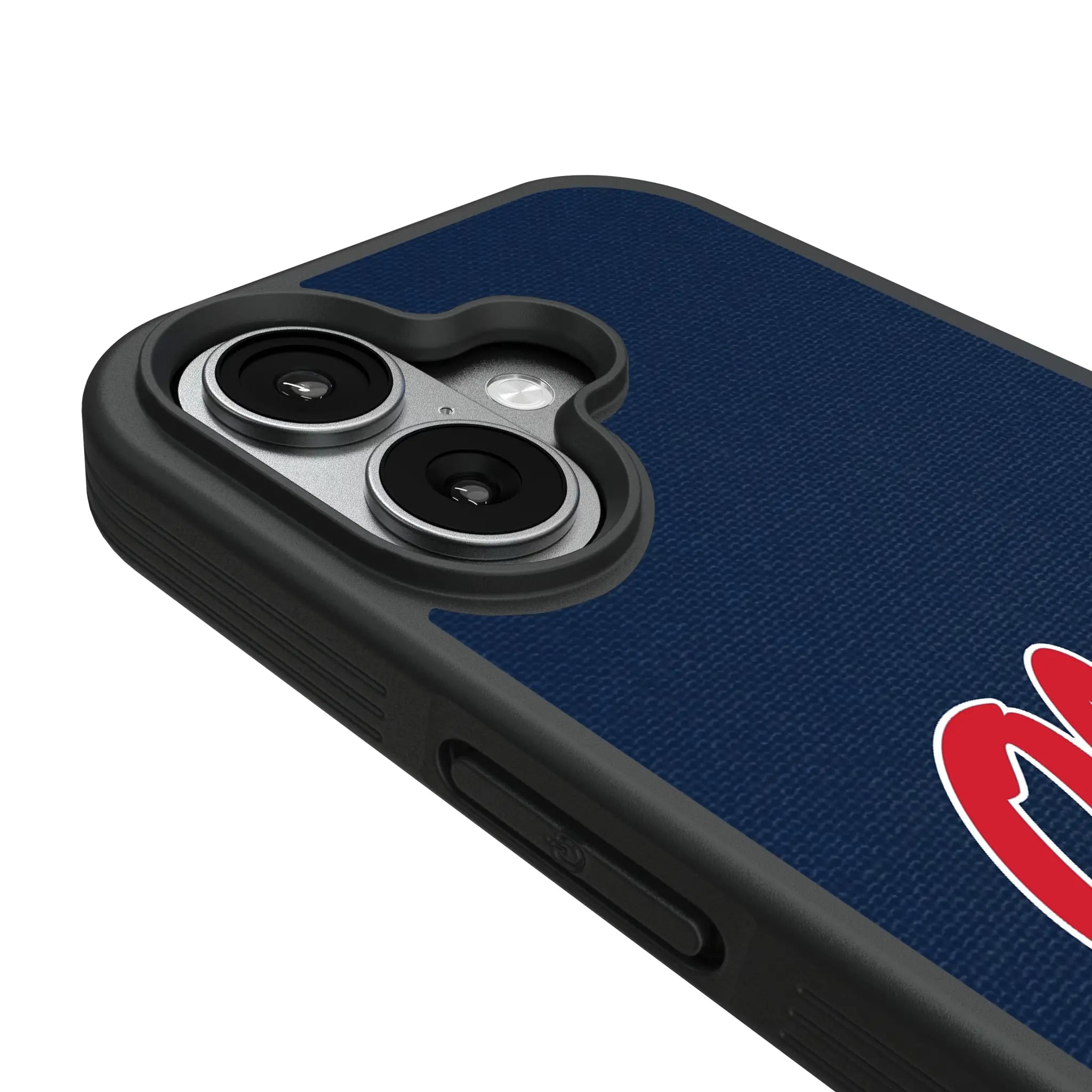 University of Mississippi Rebels Solid iPhone Bump Phone Case for Apple iPhone - Detail#Device_iPhone 17