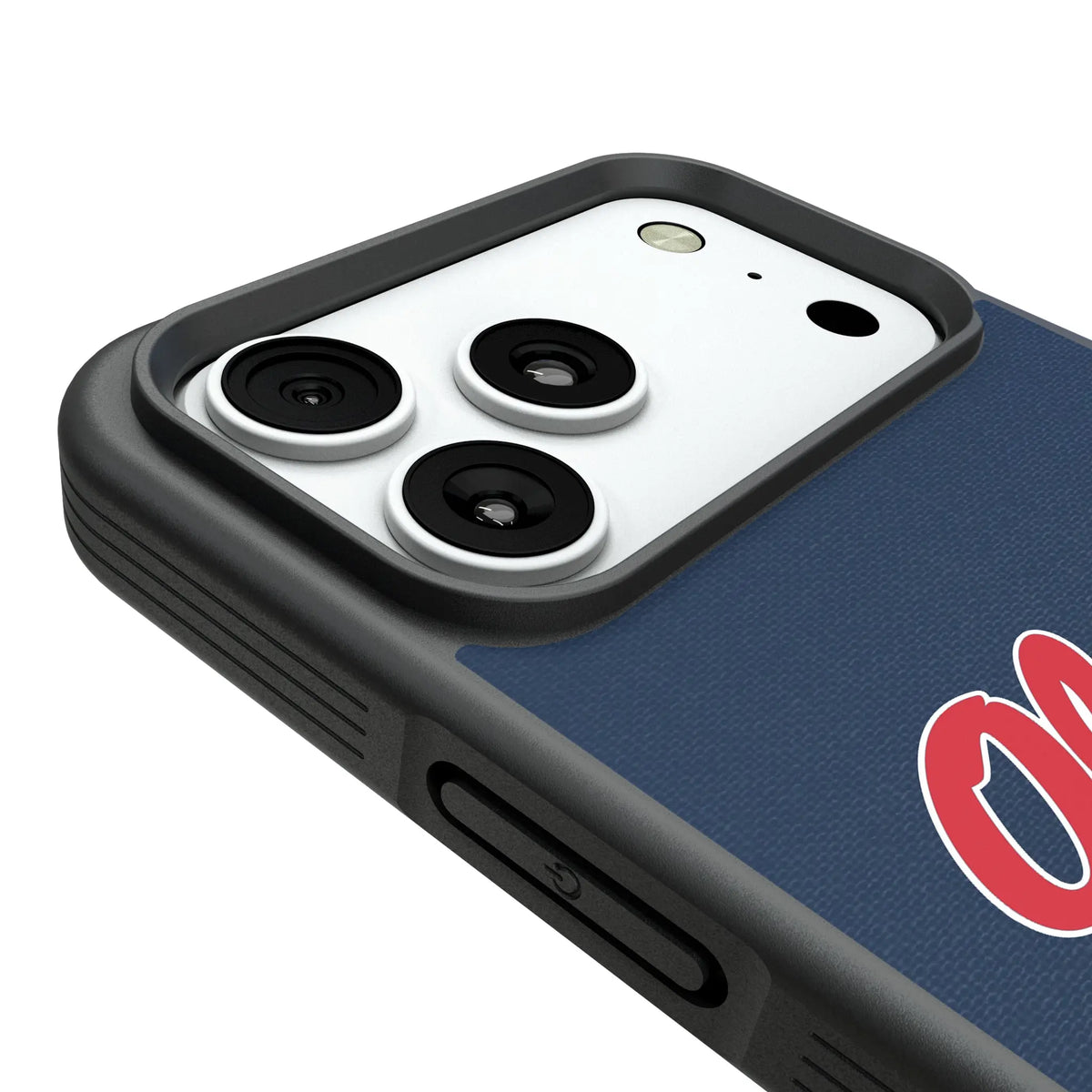 University of Mississippi Rebels Solid iPhone Bump Phone Case for Apple iPhone - Detail#Device_iPhone 18 Pro Max
