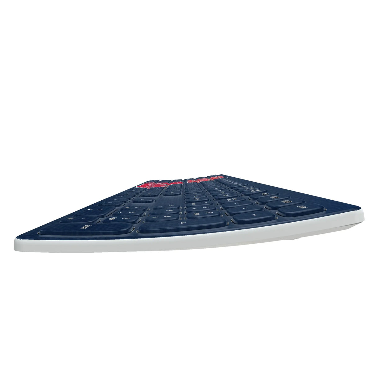 University of Mississippi Rebels Solid KKB605 Curved Wireless Keyboard