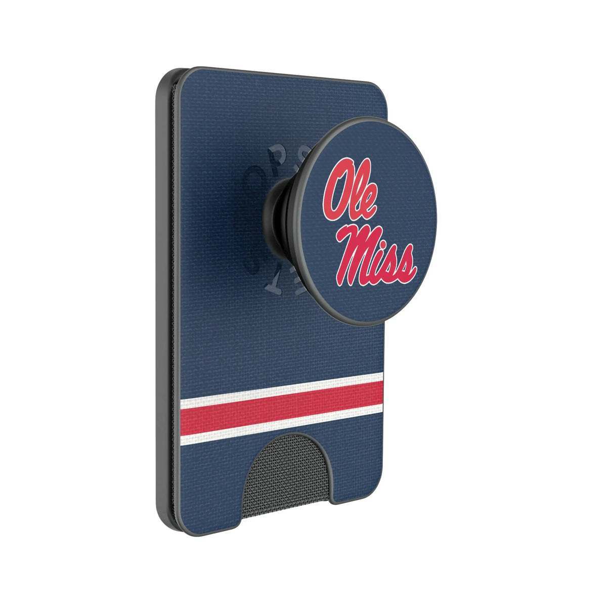 University of Mississippi Rebels Stripe Popsockets Wallet Magnetic