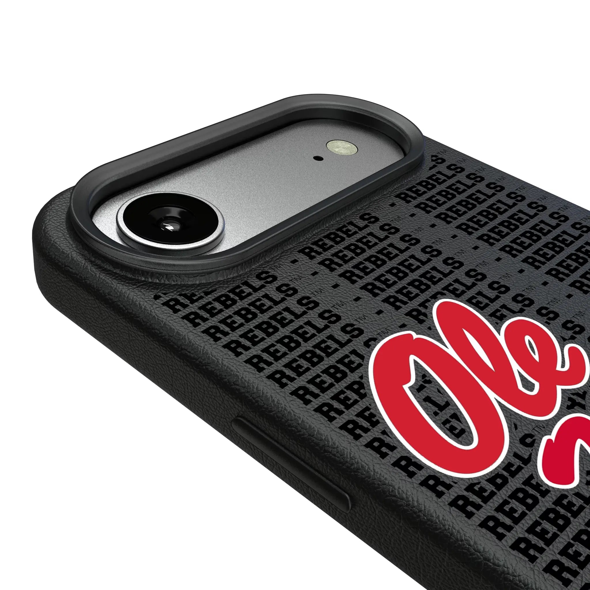 University of Mississippi Rebels Text Backdrop iPhone MagSafe Compatible Phone Case for Apple iPhone - Detail#Device_iPhone Air