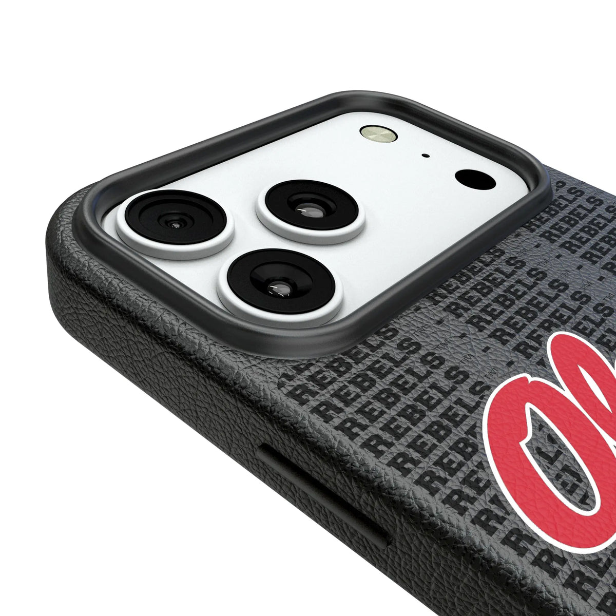 University of Mississippi Rebels Text Backdrop iPhone MagSafe Compatible Phone Case for Apple iPhone - Detail#Device_iPhone 18 Pro Max