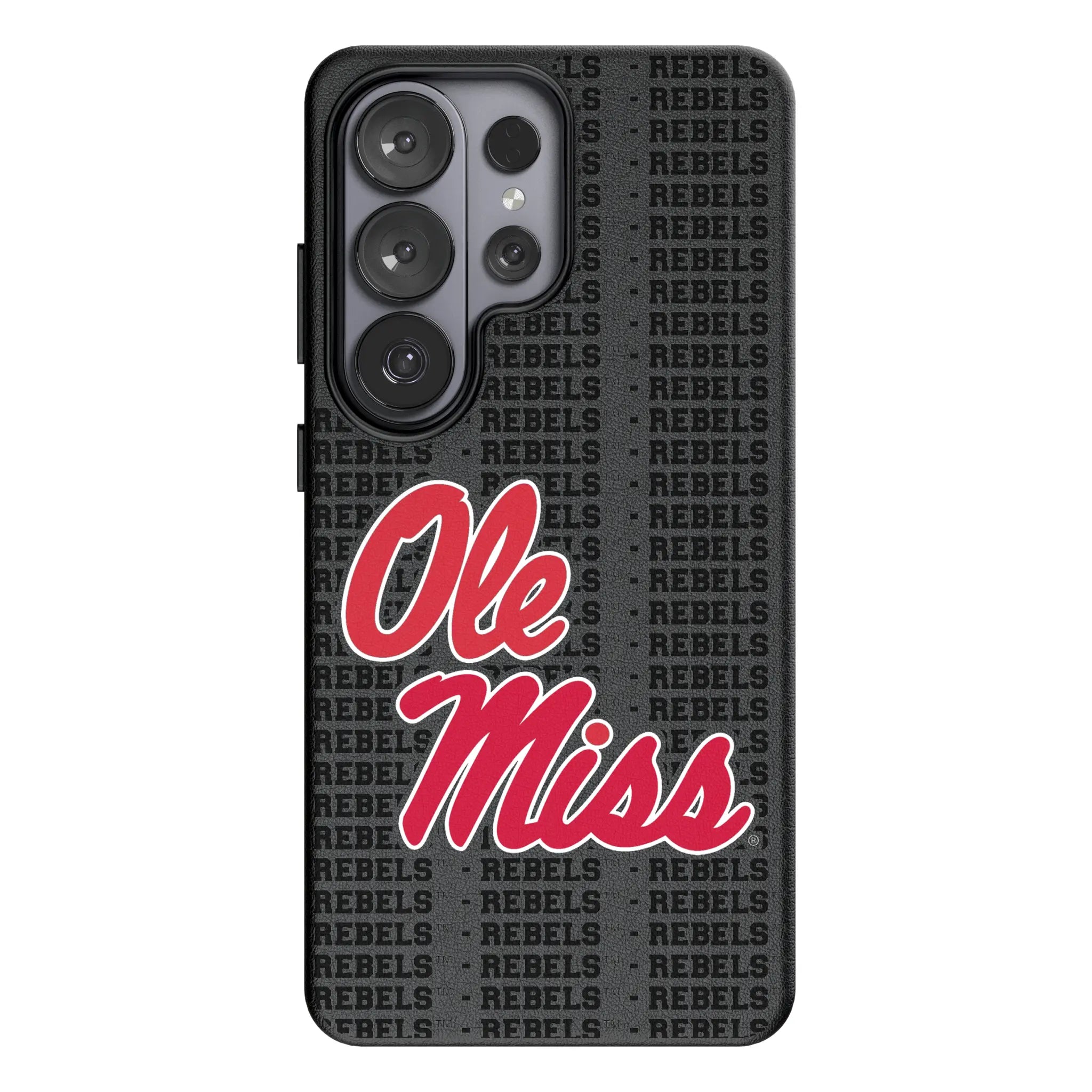 University of Mississippi Rebels Text Backdrop Galaxy MagSafe Compatible Phone Case for Samsung Galaxy#Device_Galaxy S26 Ultra