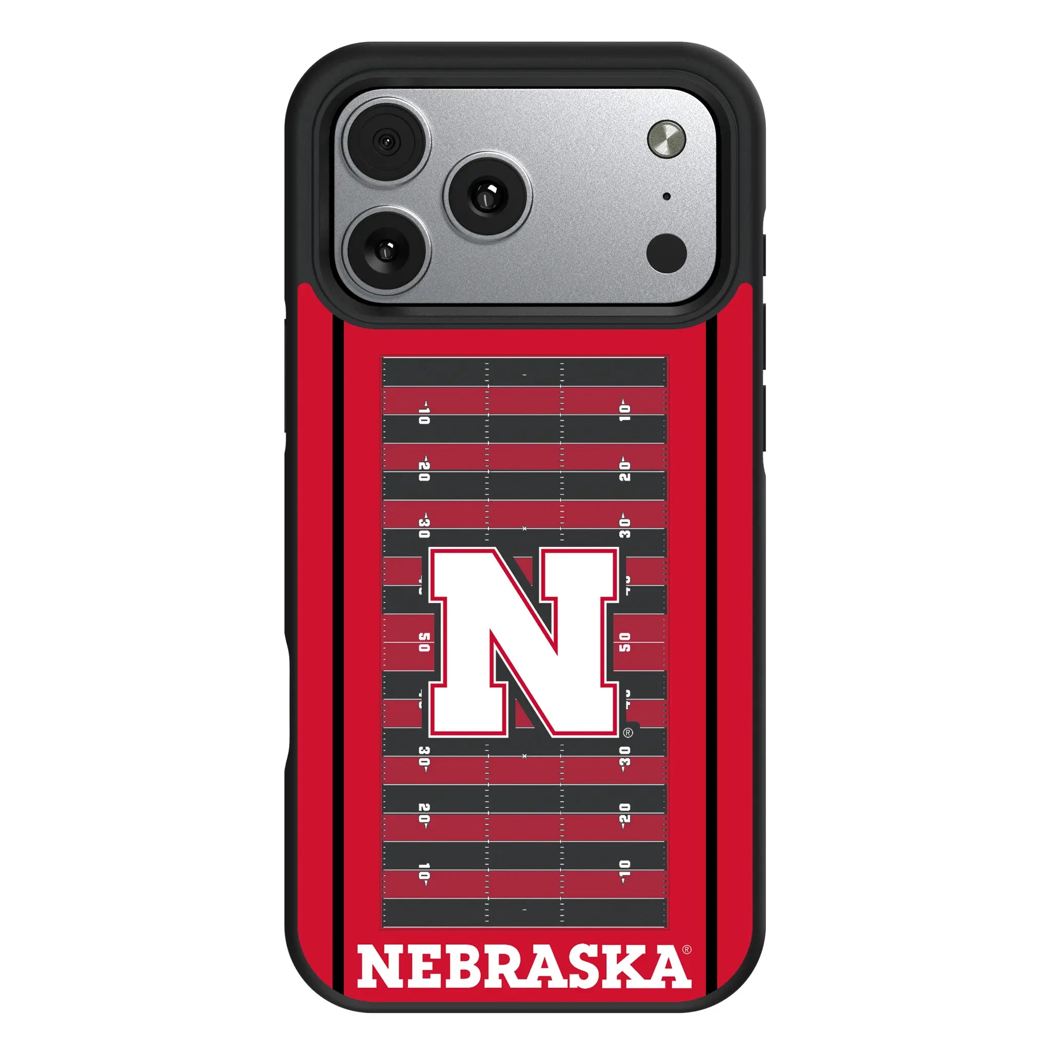 University of Nebraska Huskers Block N Field iPhone Bump Phone Case for Apple iPhone#Device_iPhone 17 Pro Max