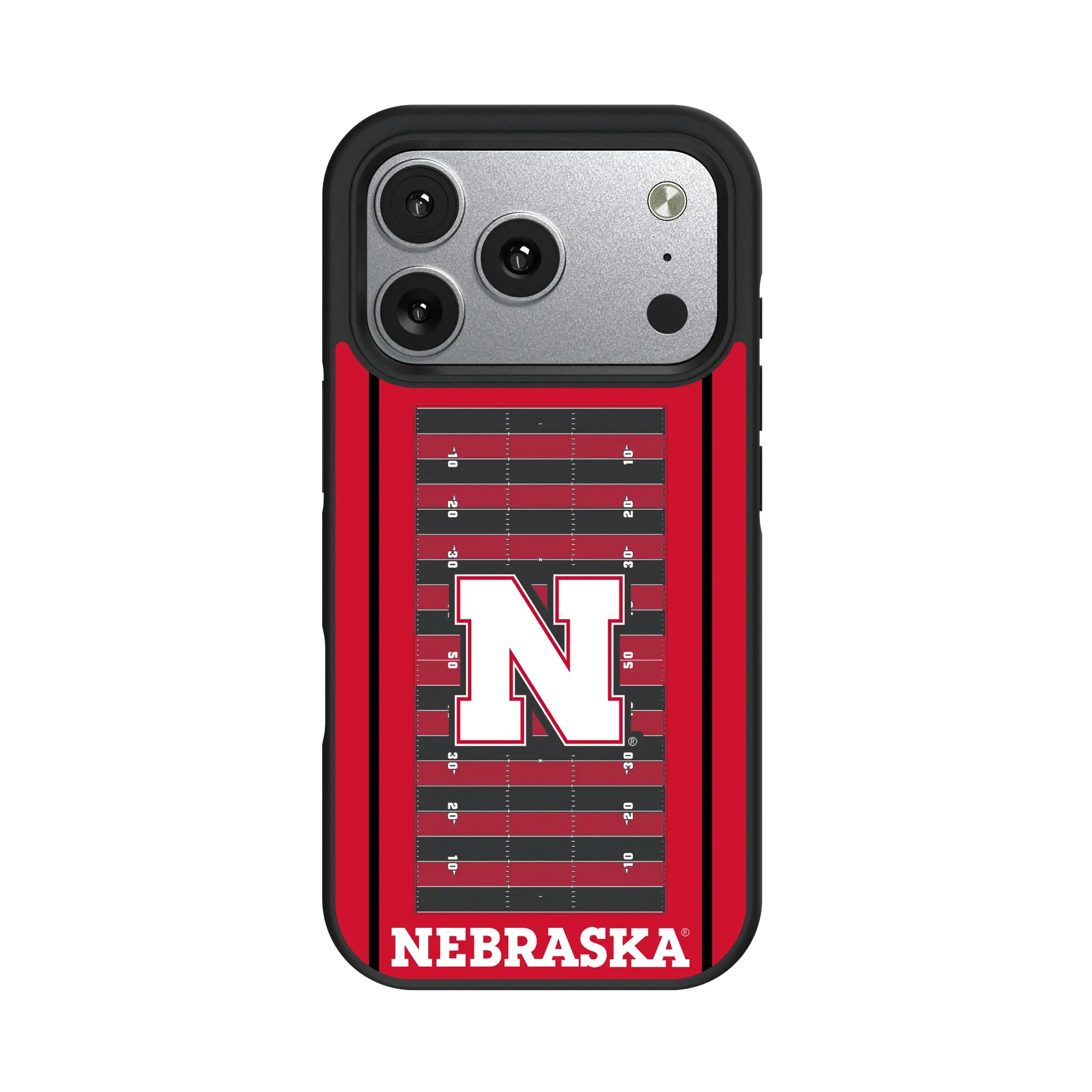 University of Nebraska Huskers Block N Field iPhone Bump Phone Case for Apple iPhone#Device_iPhone 17 Pro