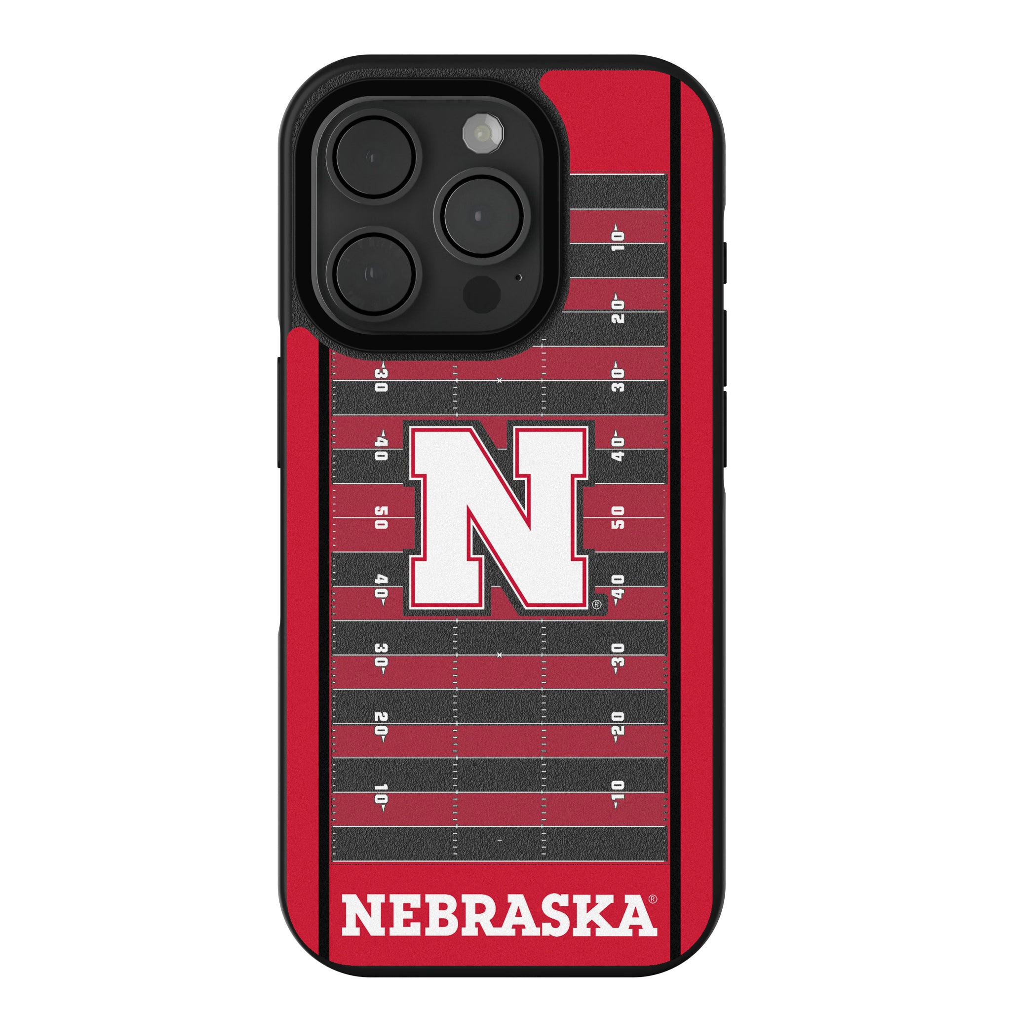 University of Nebraska Huskers Block N Field iPhone Bump Phone Case for Apple iPhone