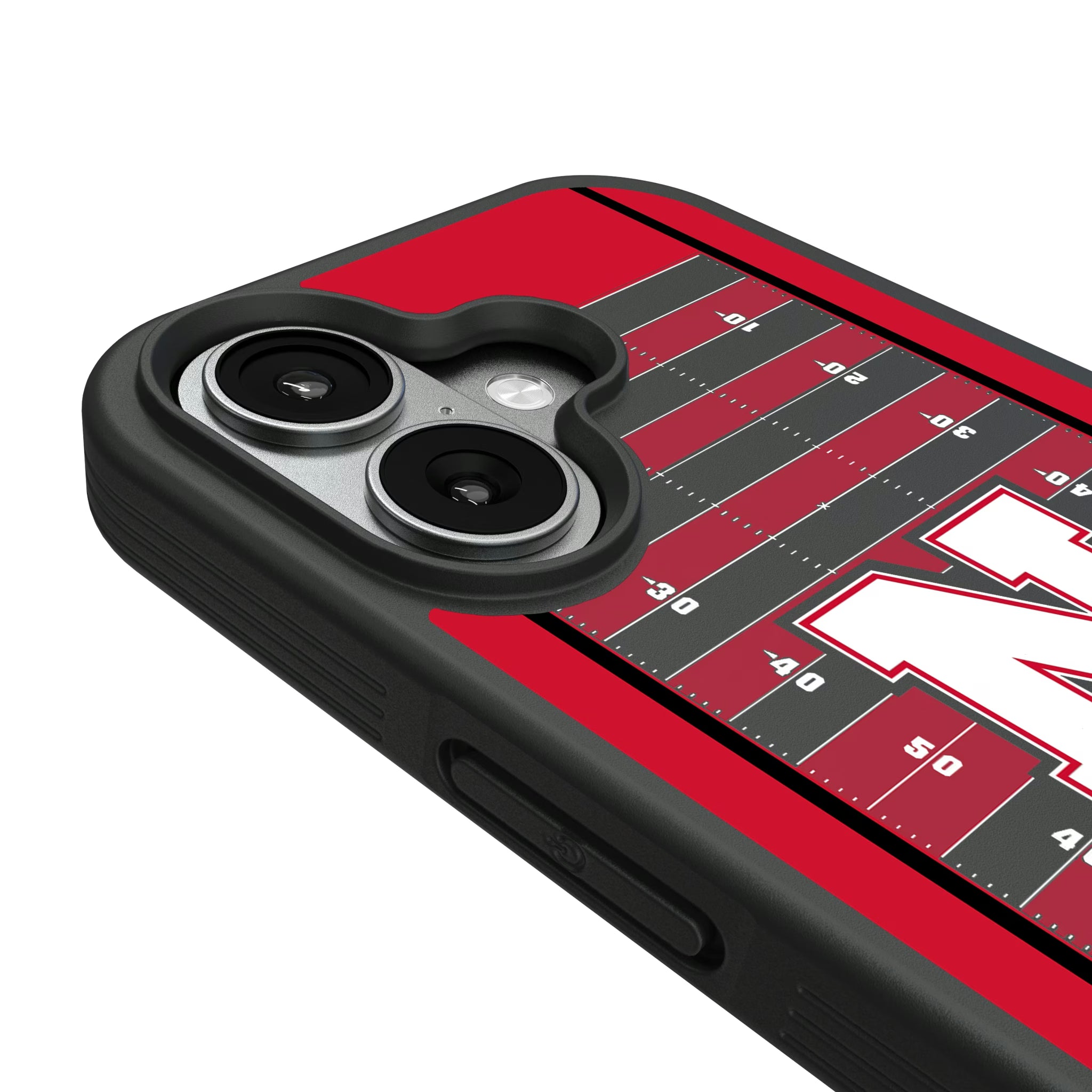 University of Nebraska Huskers Block N Field iPhone Bump Phone Case for Apple iPhone - Detail#Device_iPhone 17